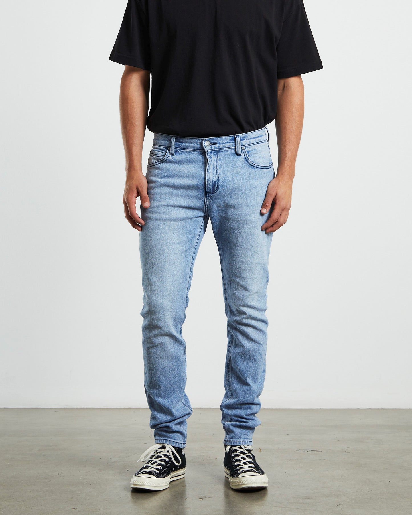 Stinger Skinny Denim Jeans Stone Bleach