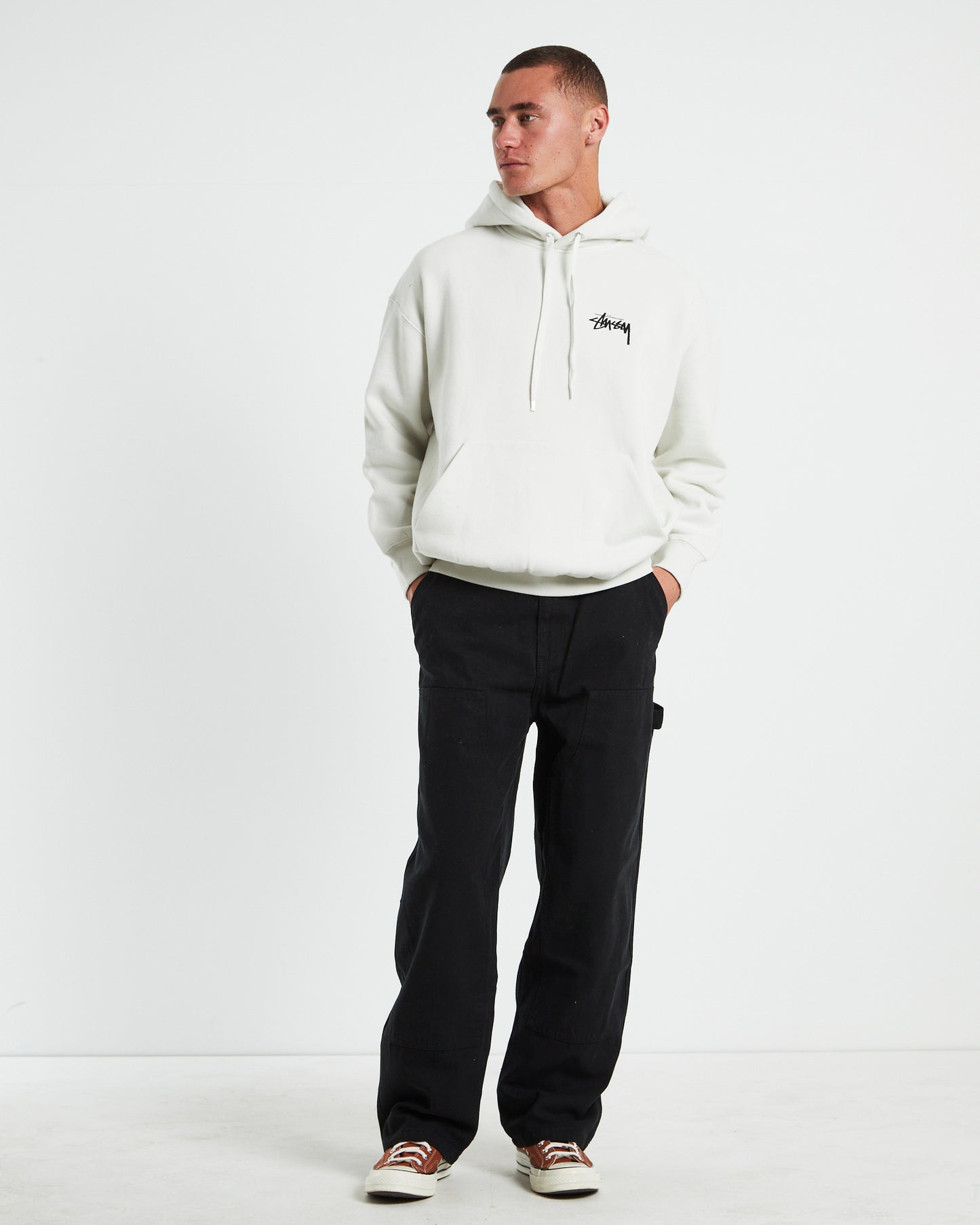 Canvas Work Pants in Black