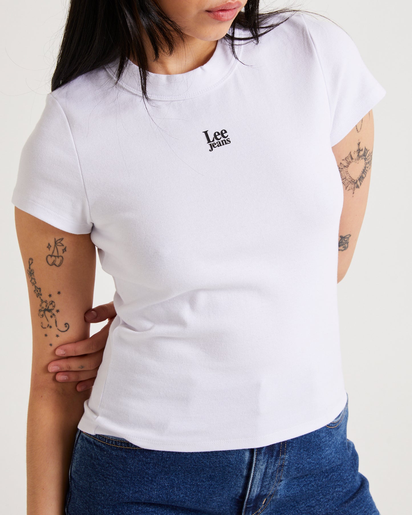 Essential Rib Recycled Cotton T-Shirt