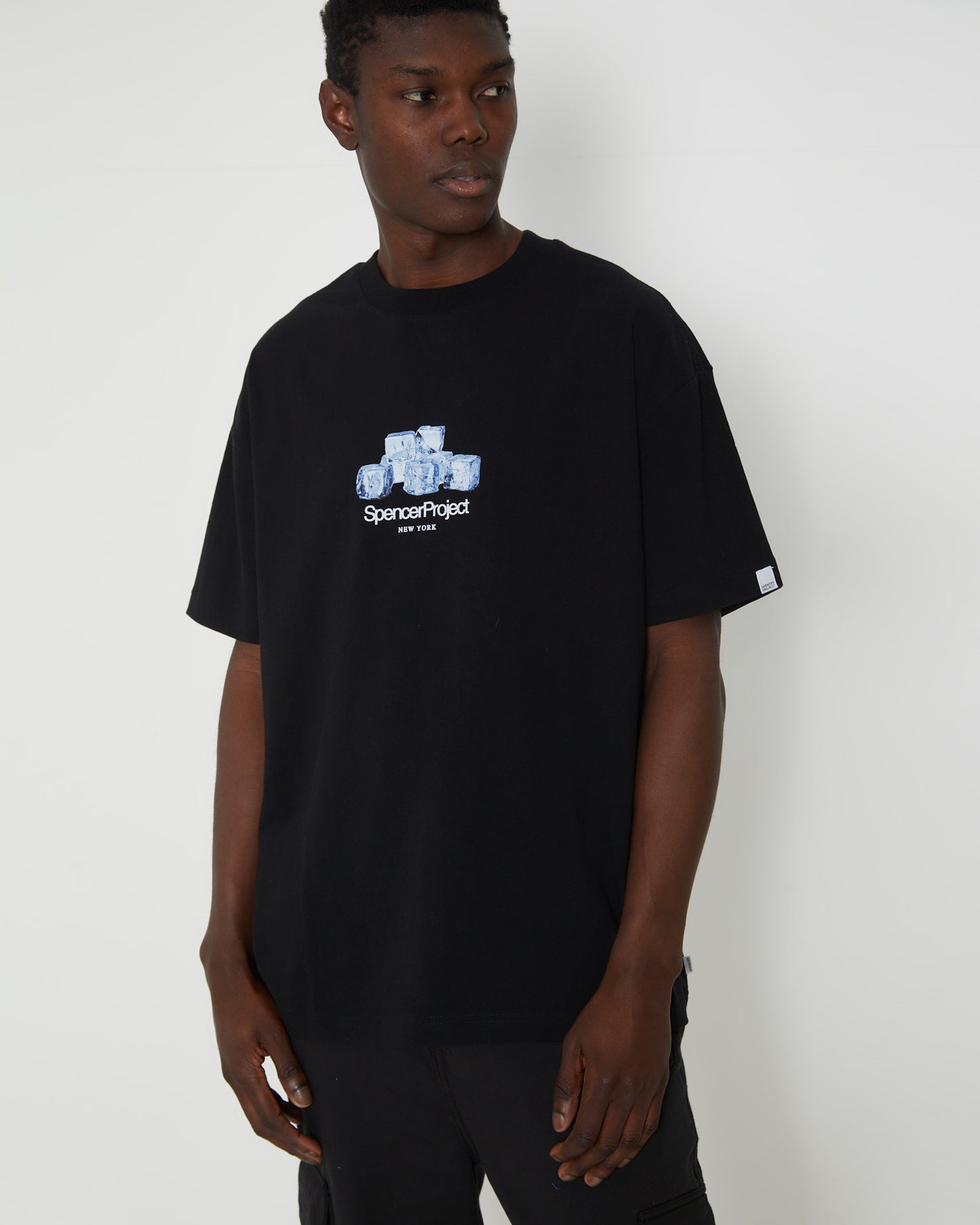 Ice Cube Short Sleeve T-Shirt in Black