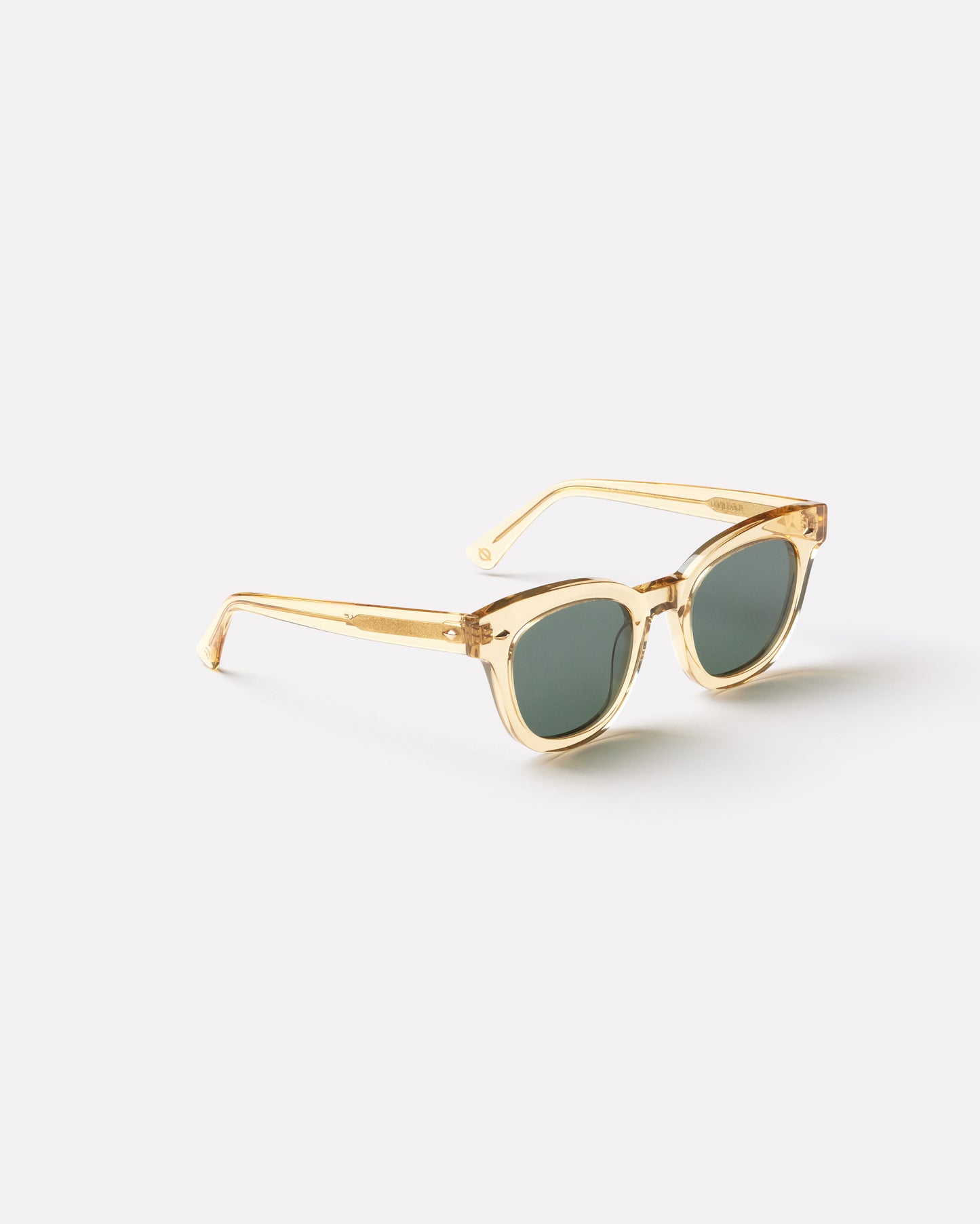 Dylan Citrine Sunglasses Polished Green