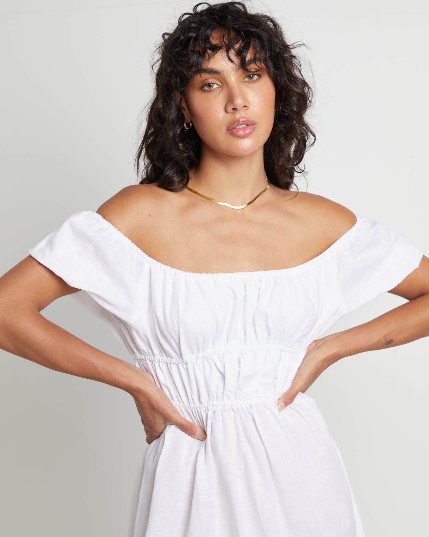 Sofia Maxi Dress in White