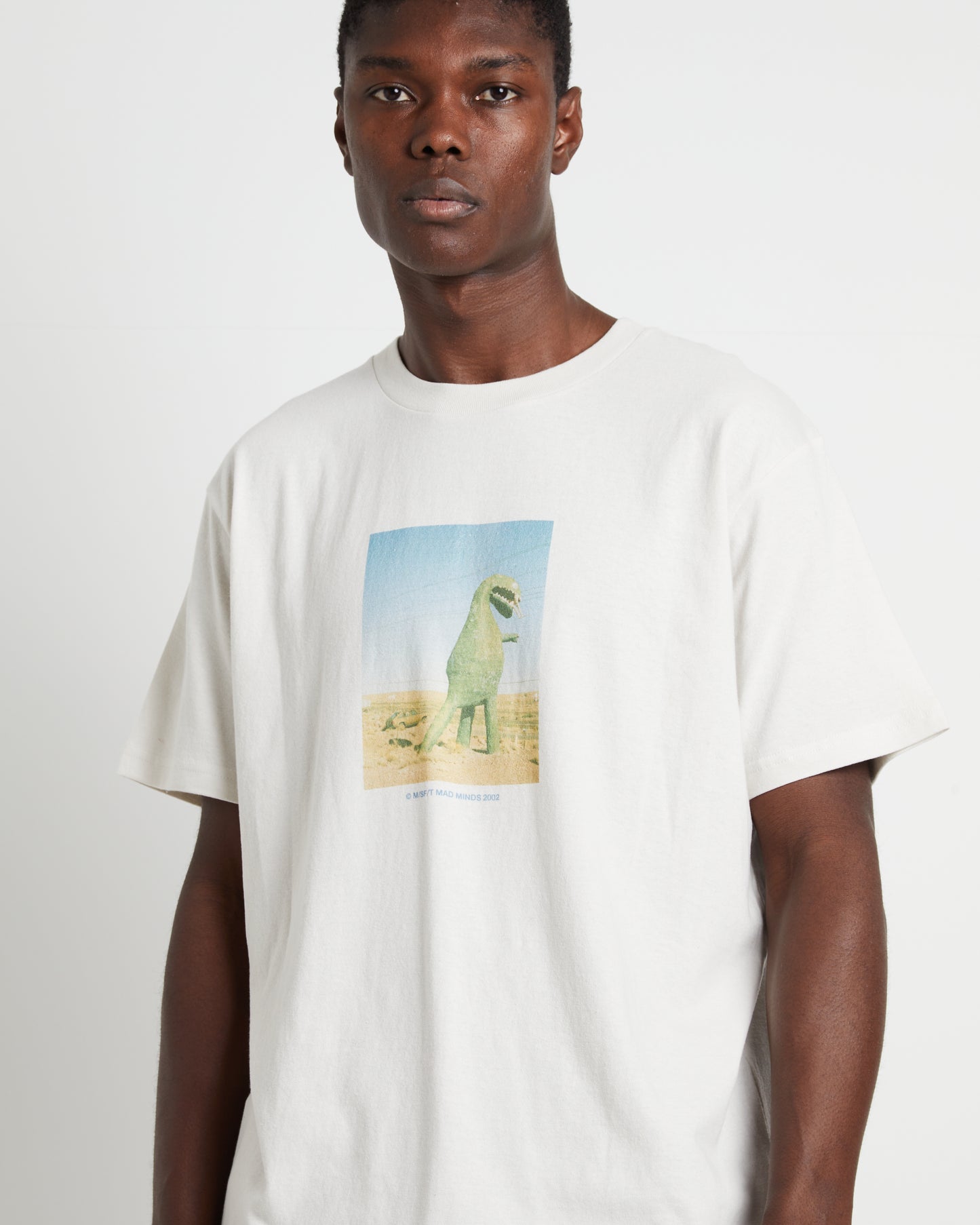 Extinct Short Sleeve T-Shirt in Thrift White