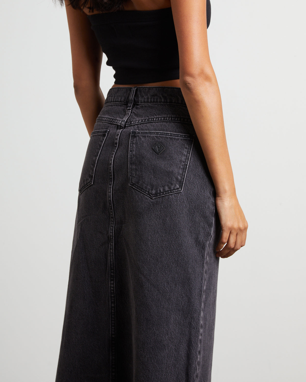99 Low Denim Maxi Skirt in Chloe CHLOE