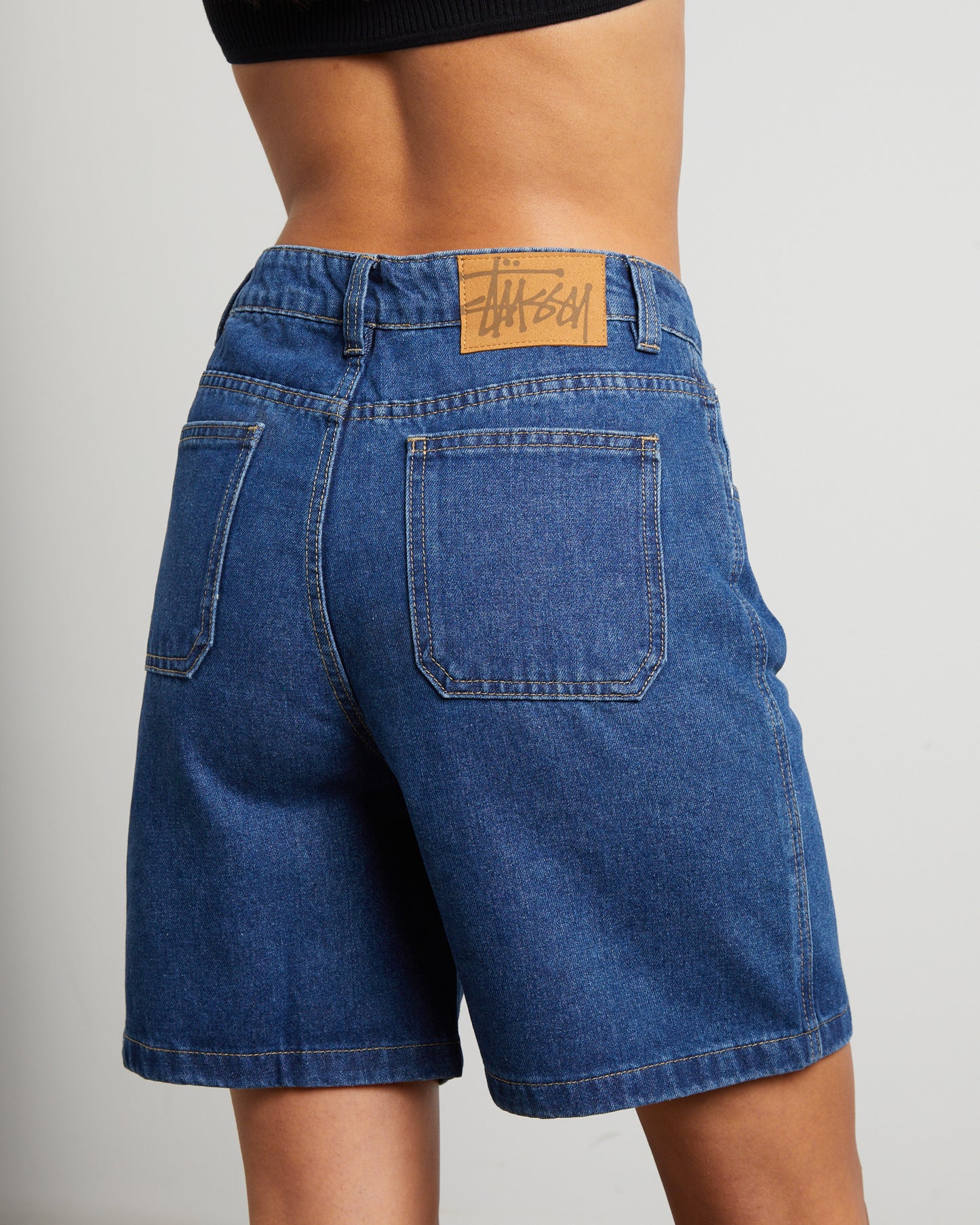 SS Link Denim Shorts in Dark