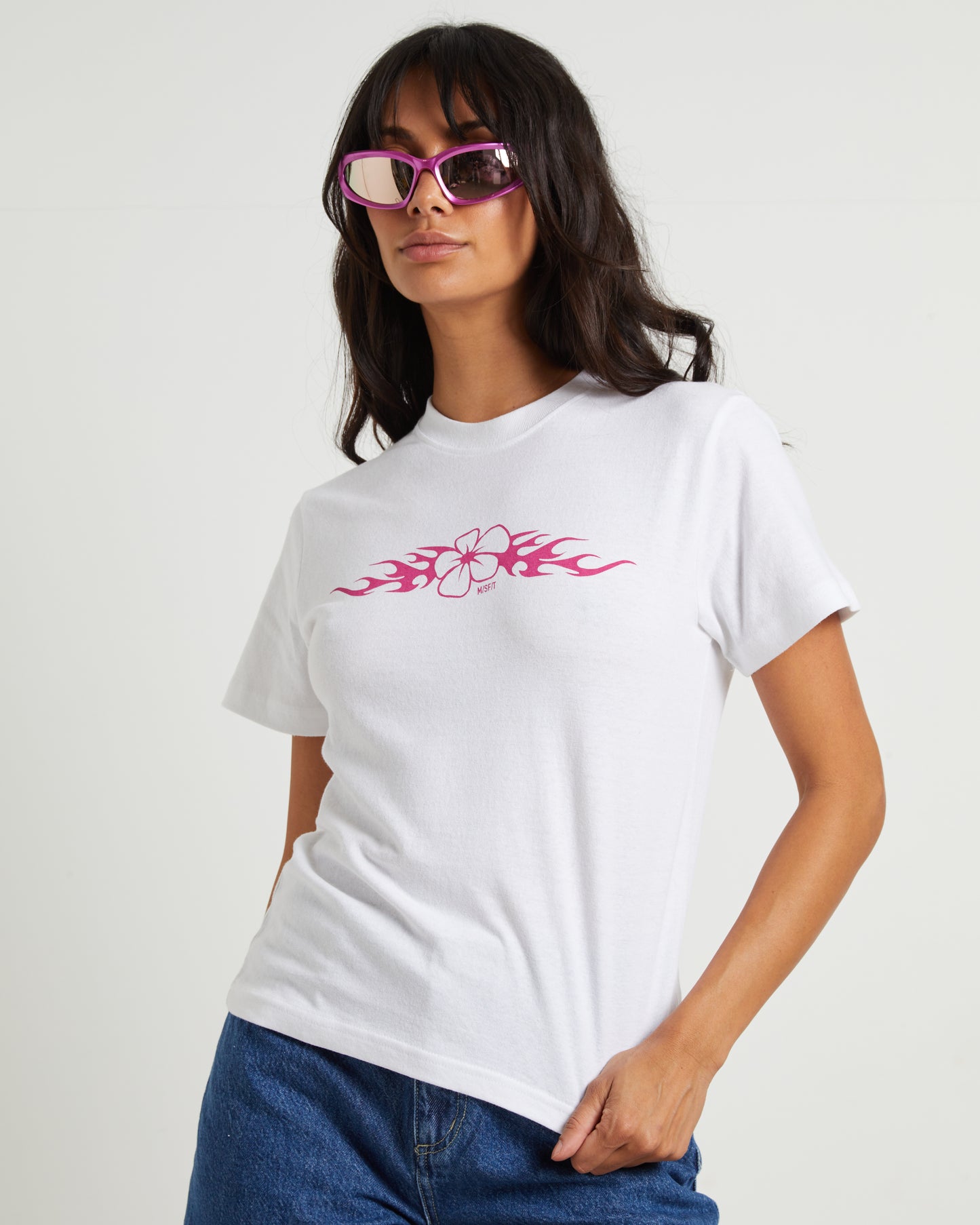 System Osaka Baby Tee in White