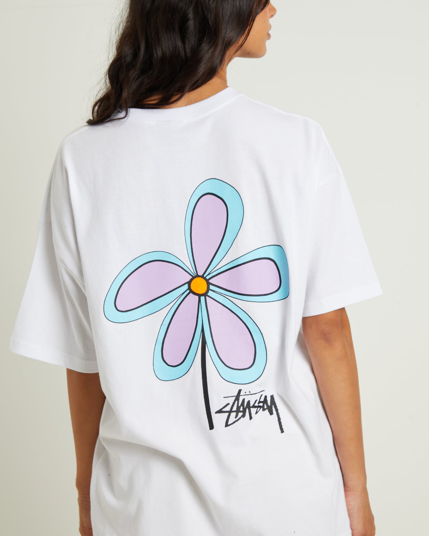 Stussy Flower T-Shirt in White