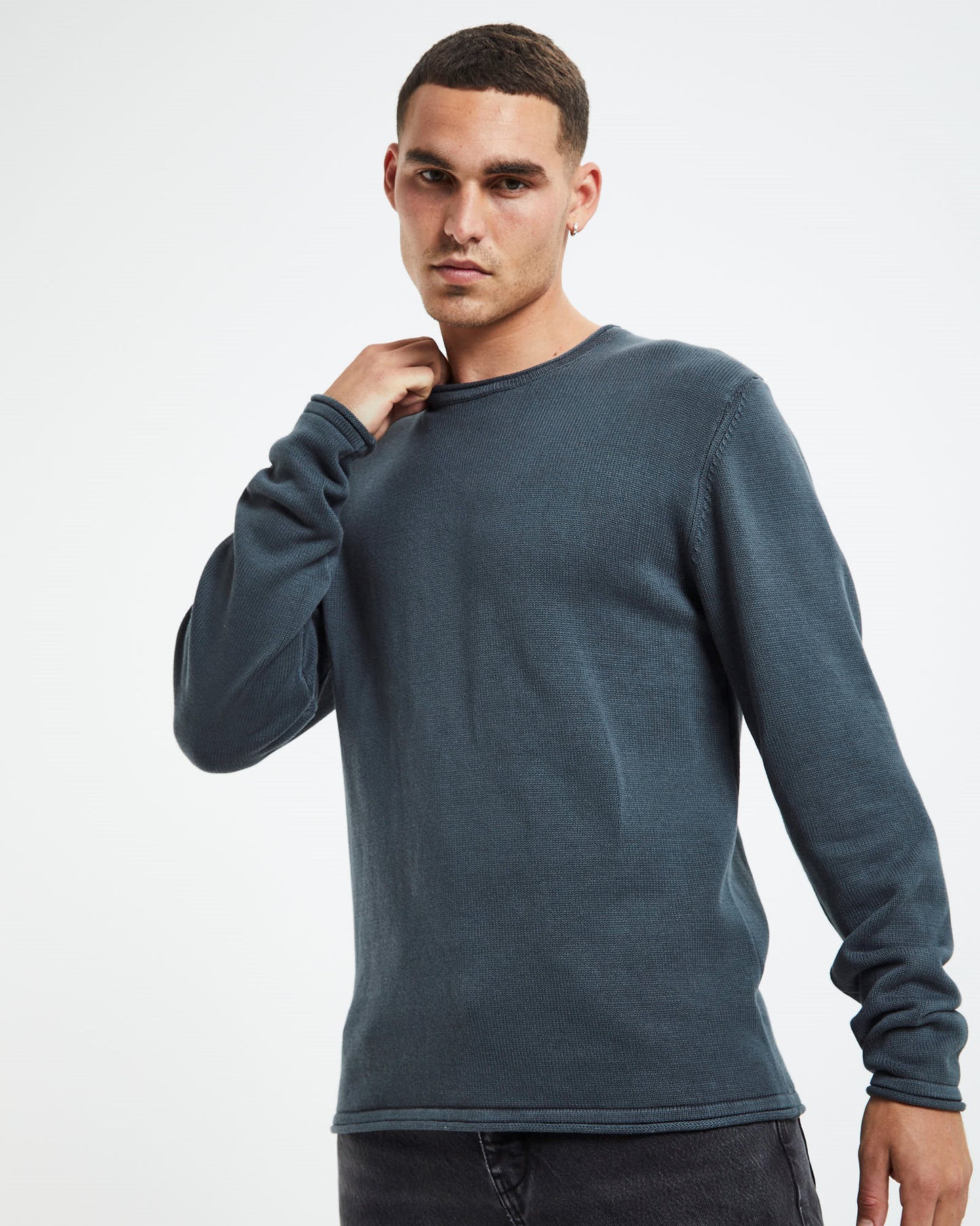 Strummer Lightweight Knit Dark Pine Green