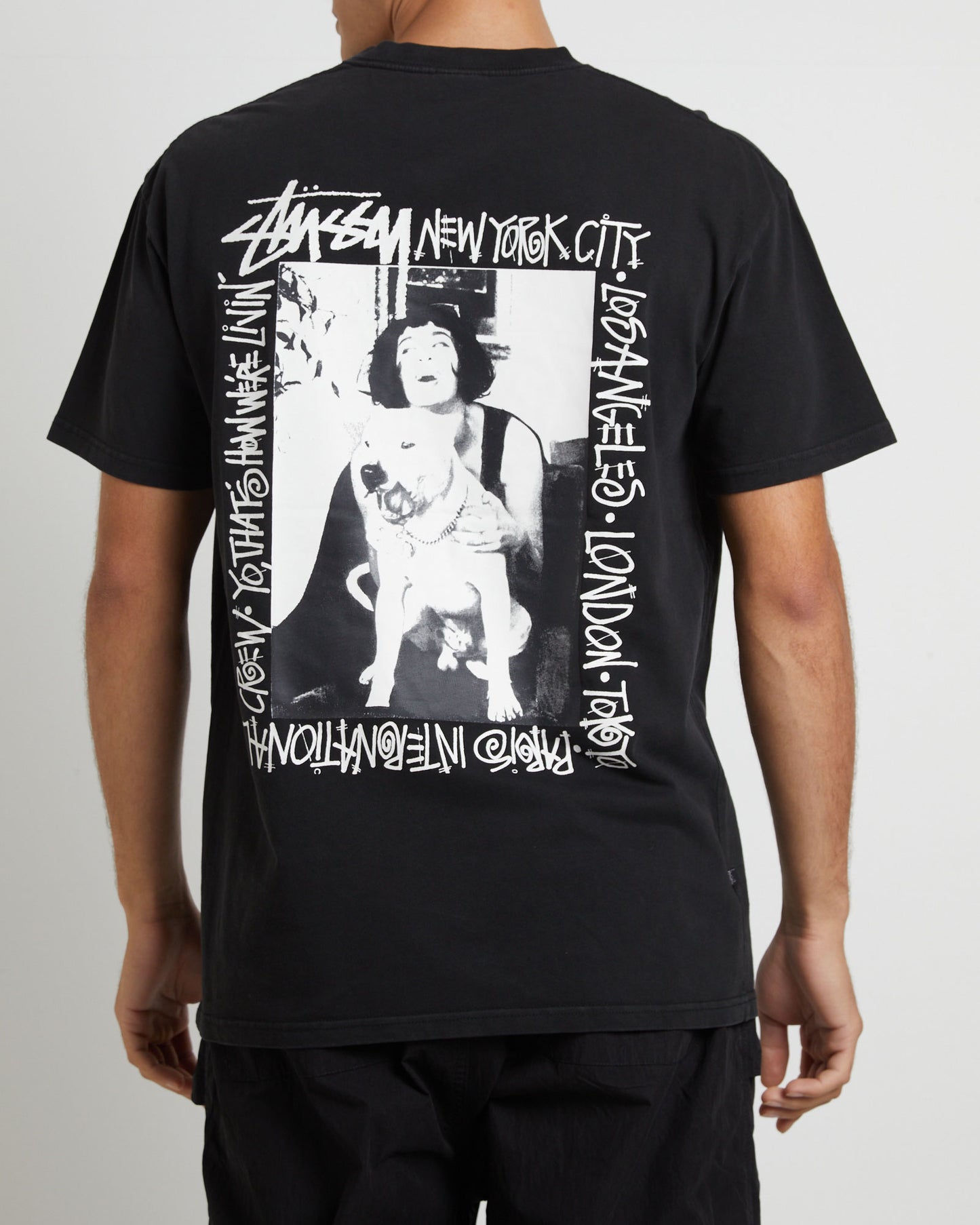 How We're Living Heavyweight Short Sleeve T-Shirt in Black
