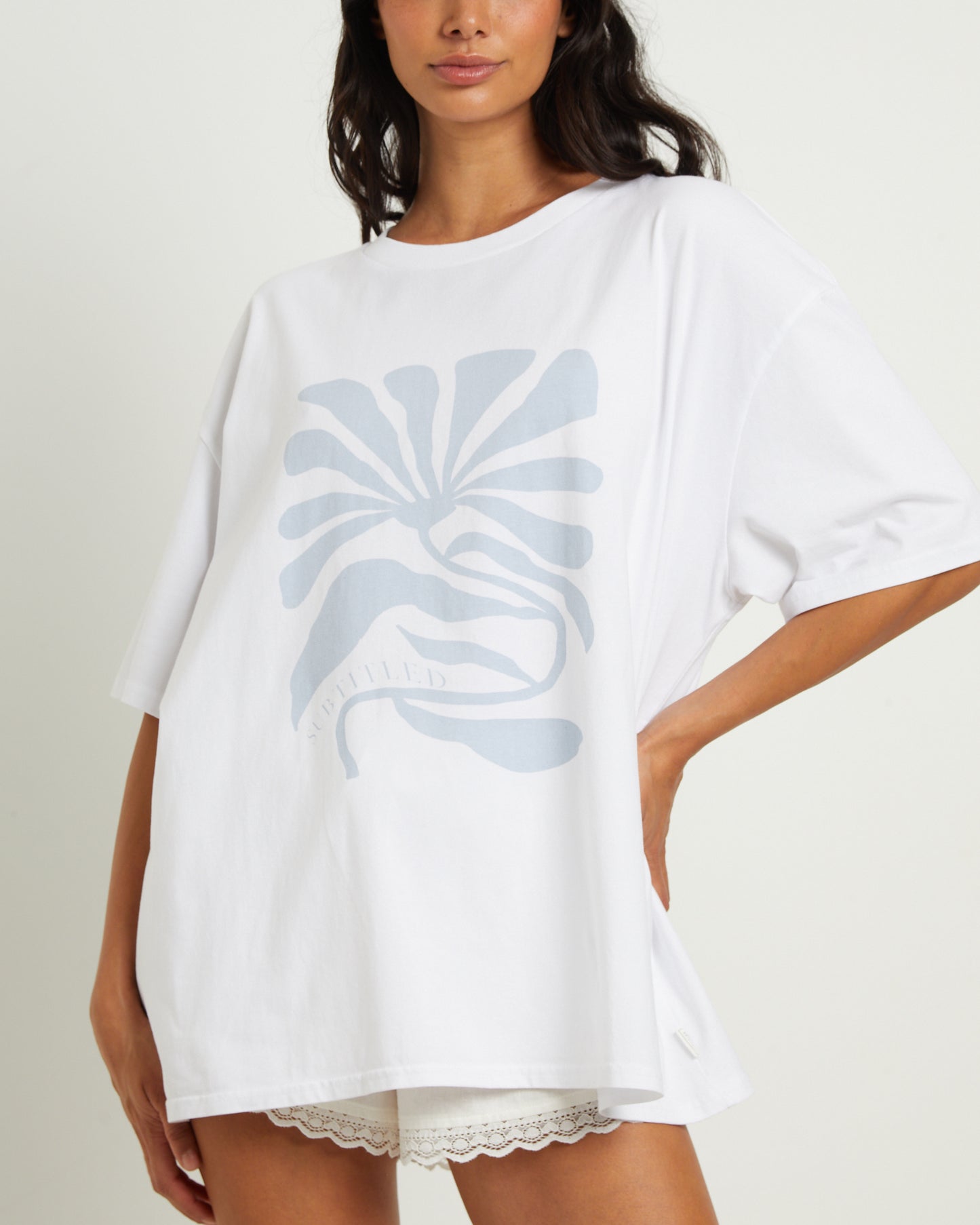 Breeze Oversized T-Shirt in White