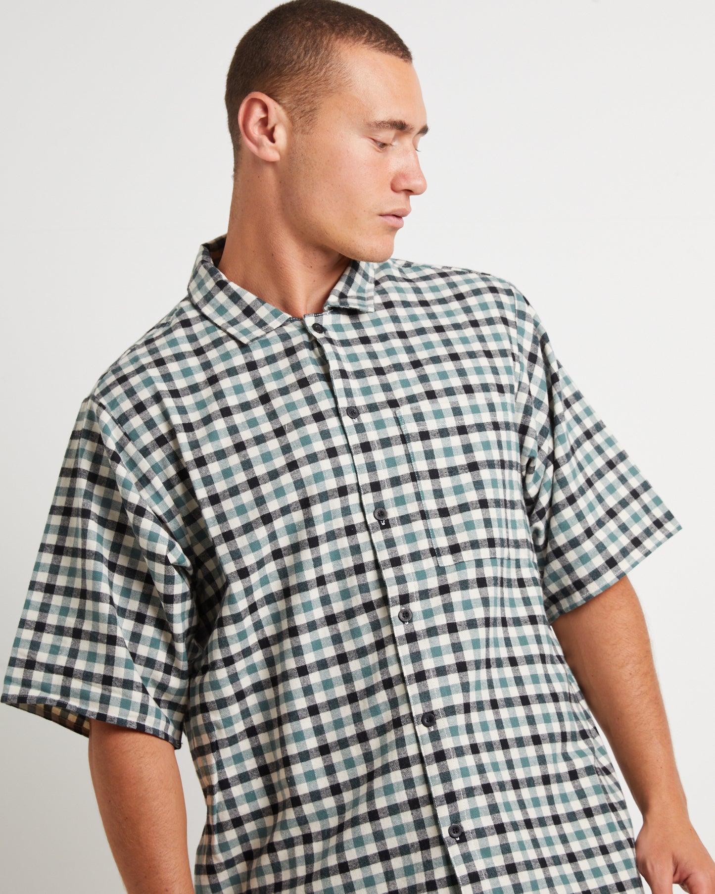 West Is Best Short Sleeve Shirt in Green