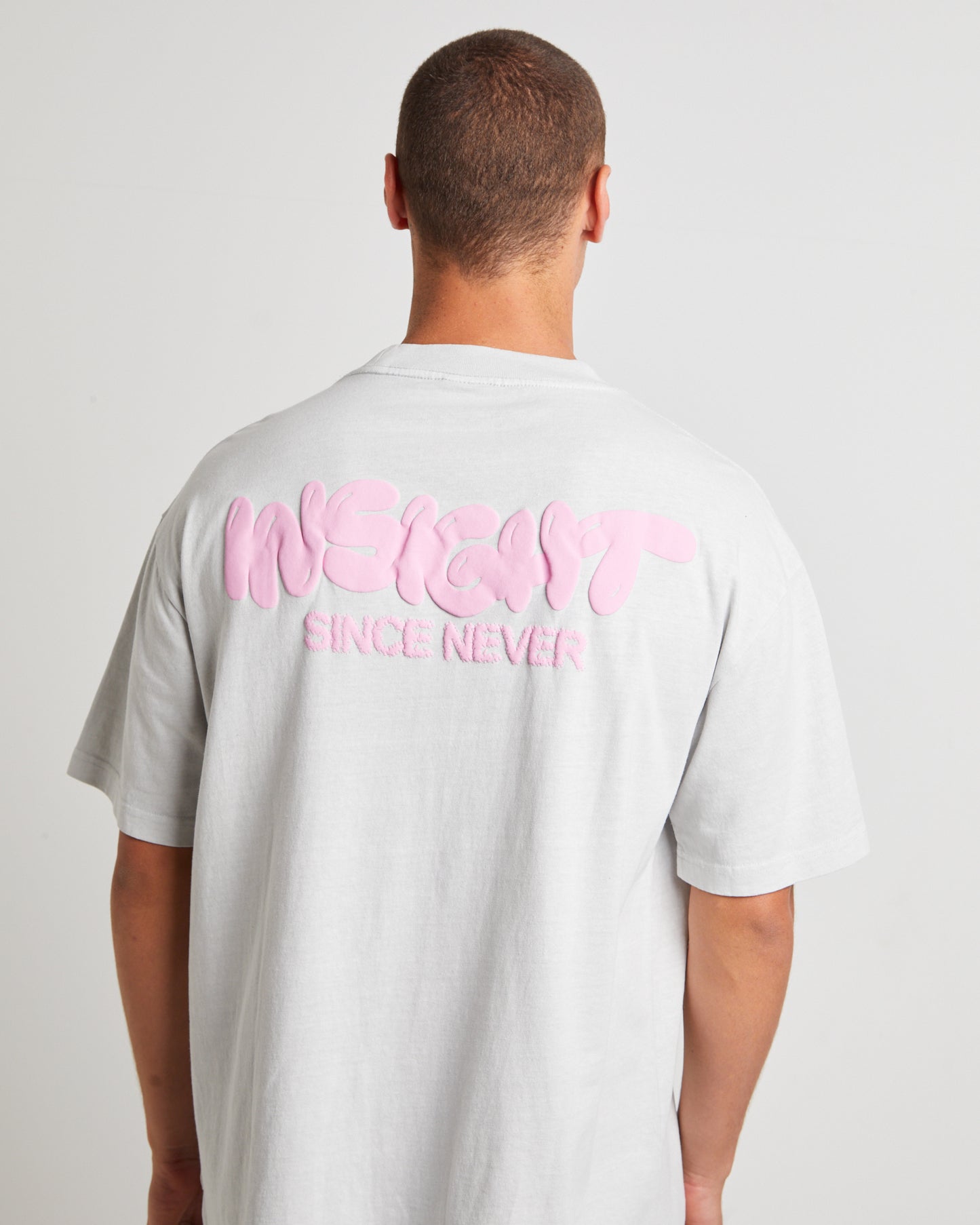 Narli Oversized Short Sleeve T-Shirt in Ash Grey