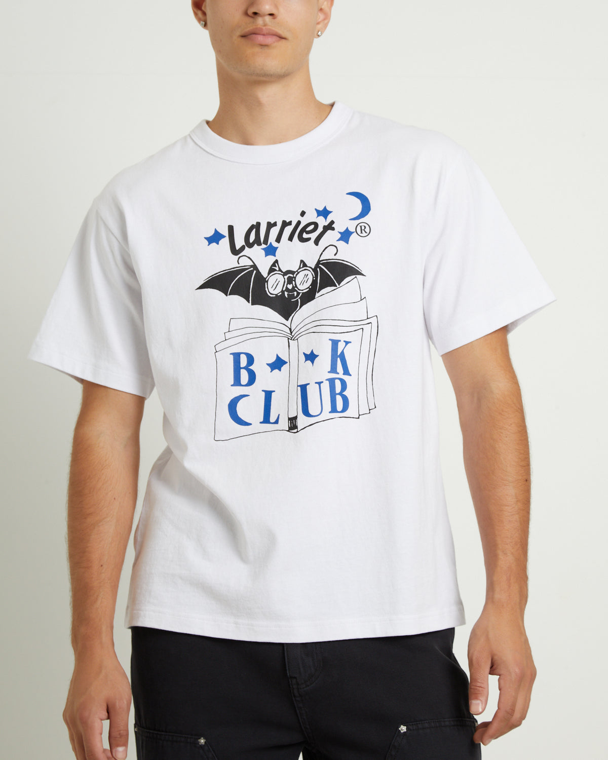 Blind As A Bat Short Sleeve T-Shirt in White WHITE