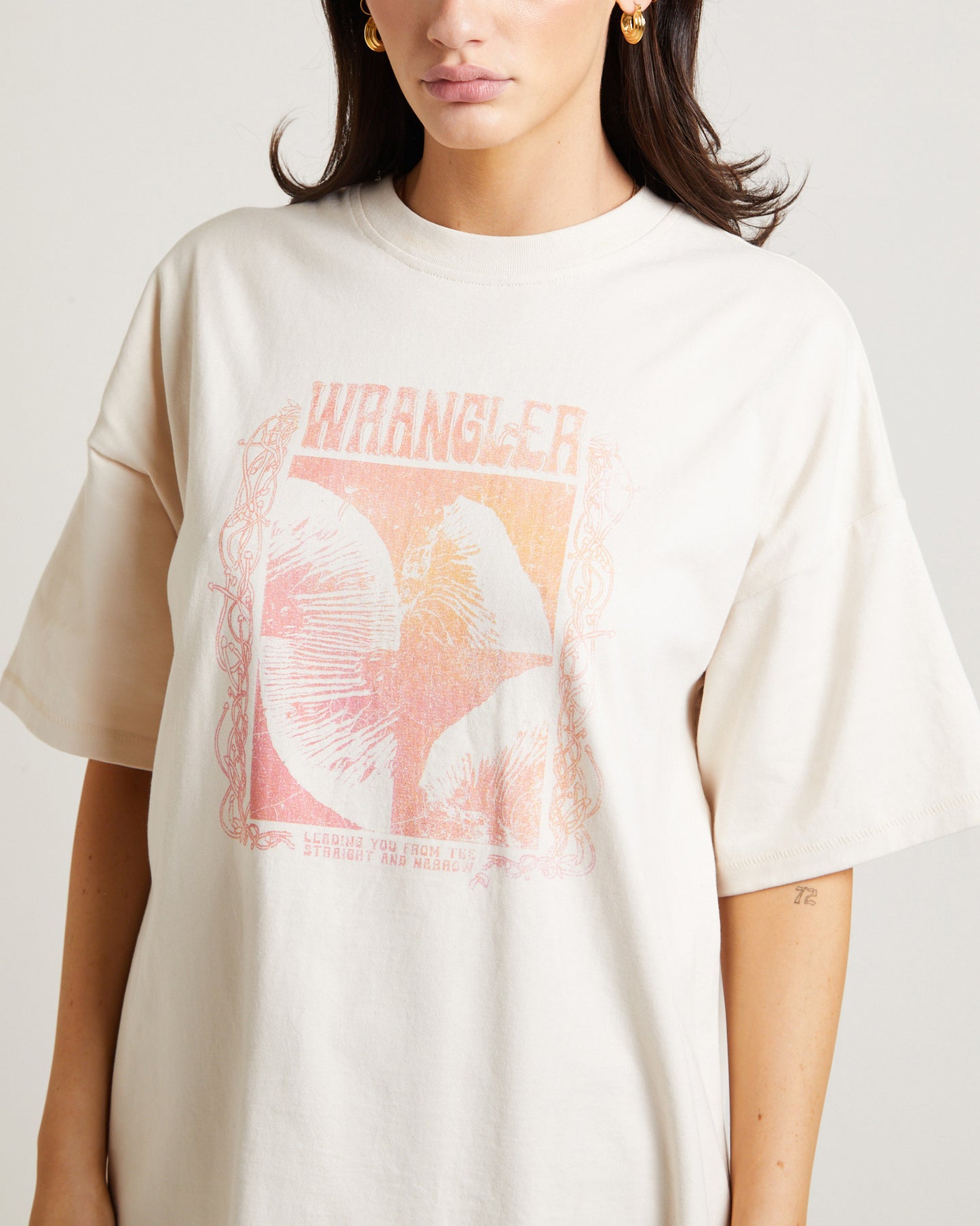 Boxy Slouch T-Shirt in Enochi Ecru