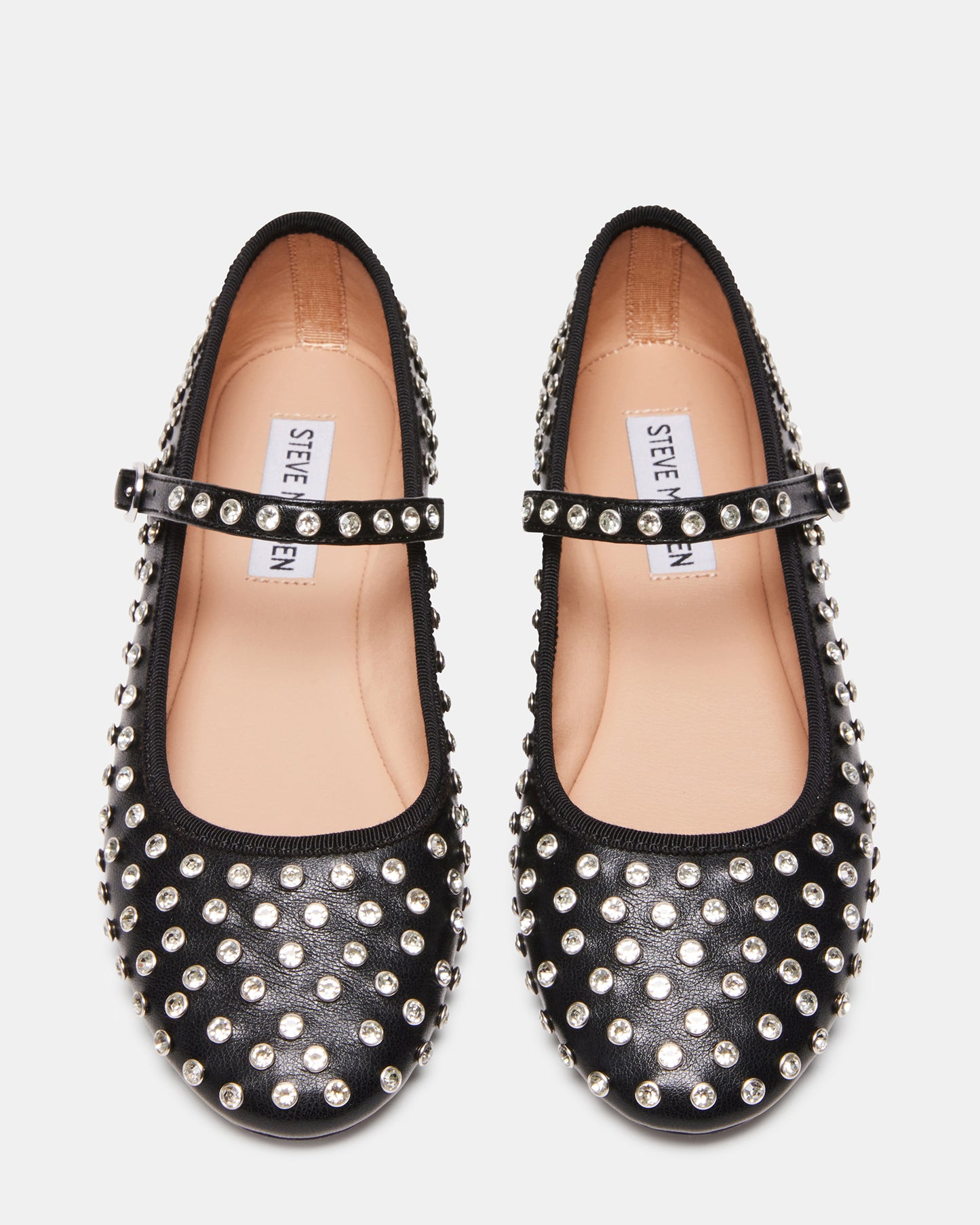 Vinetta Flats in Rhinestone Black