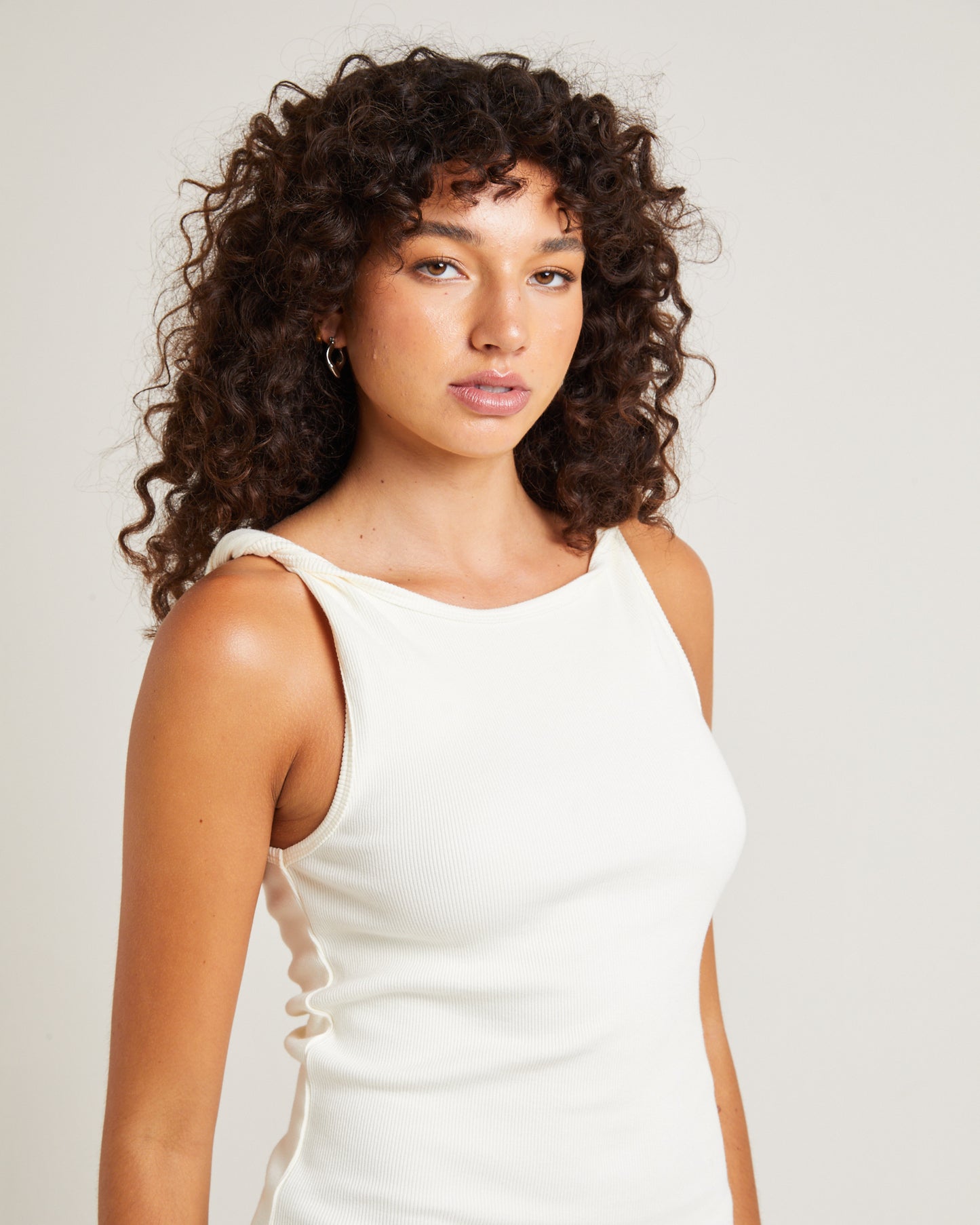 Jonesy Twist Top in Coconut