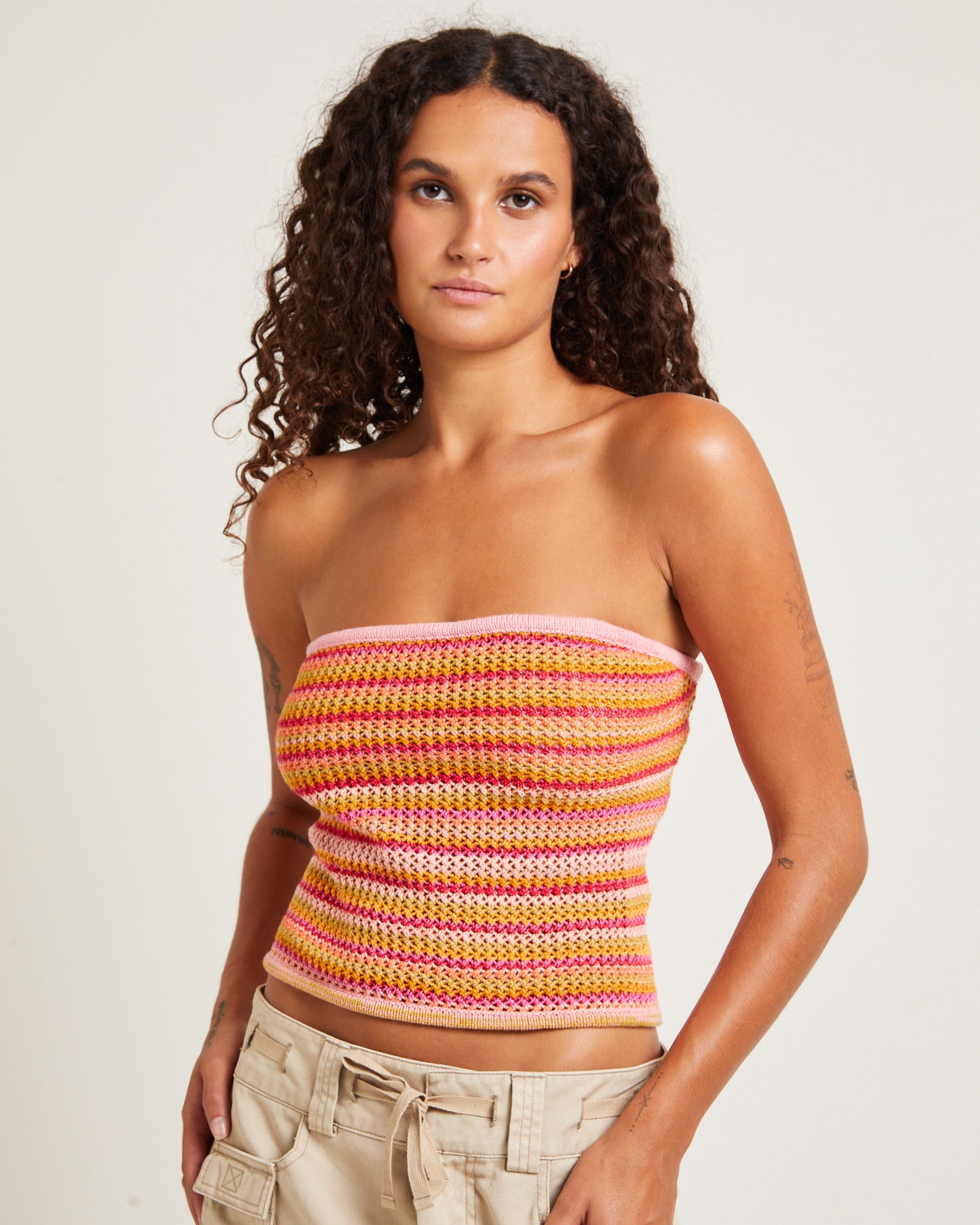 Oasis Crochet Tube Top Ombre