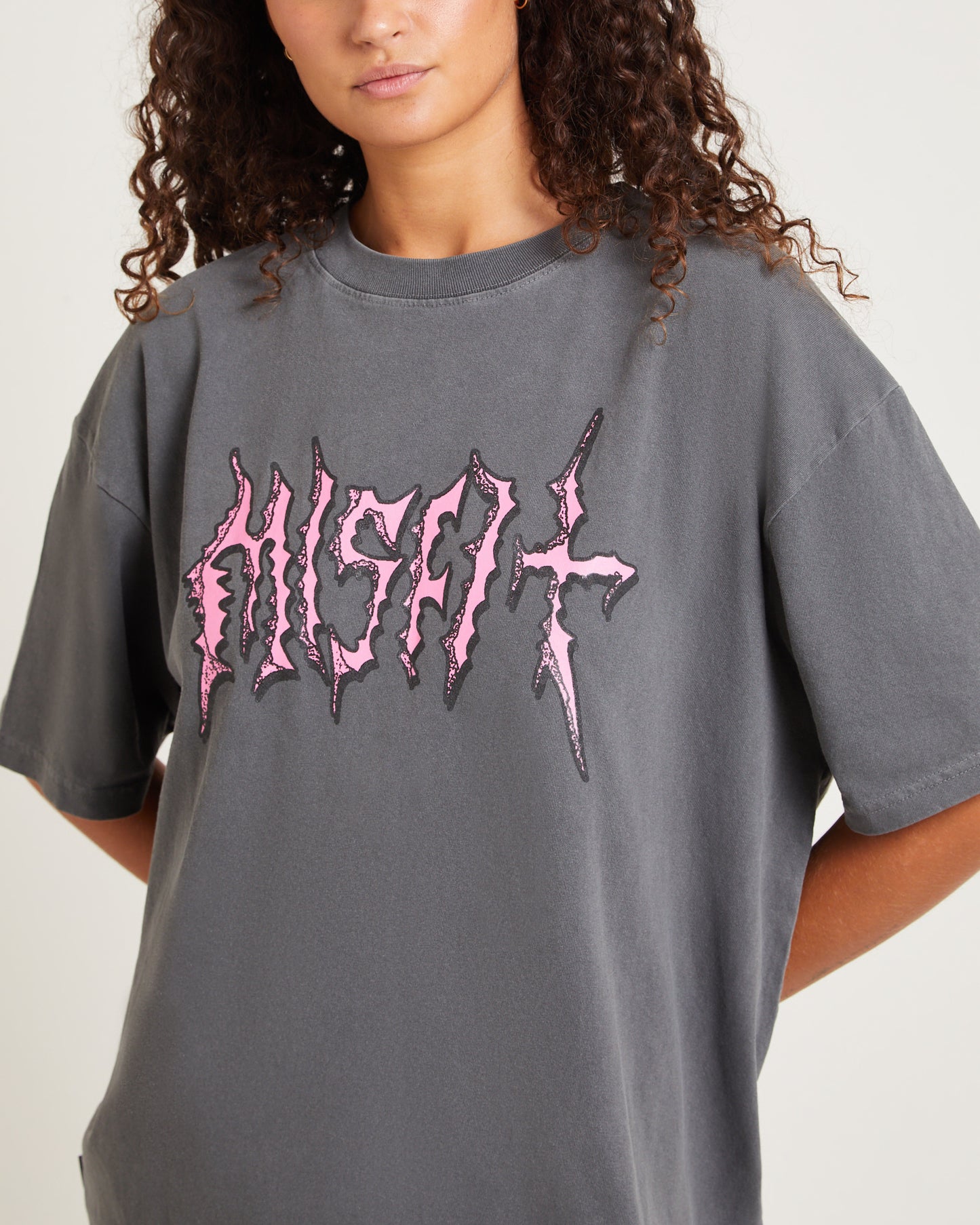 Hell Corner Oversized T-Shirt Charcoal