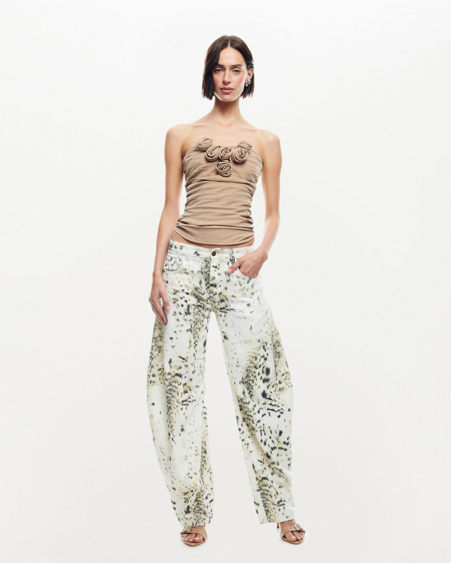 Horseshoe Jeans Snow Leopard