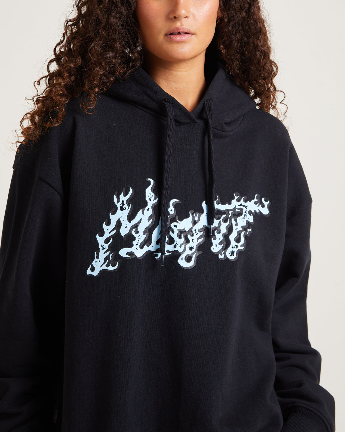 Sleep Cells Oversized Hoodie Black PIGMENT BLACK