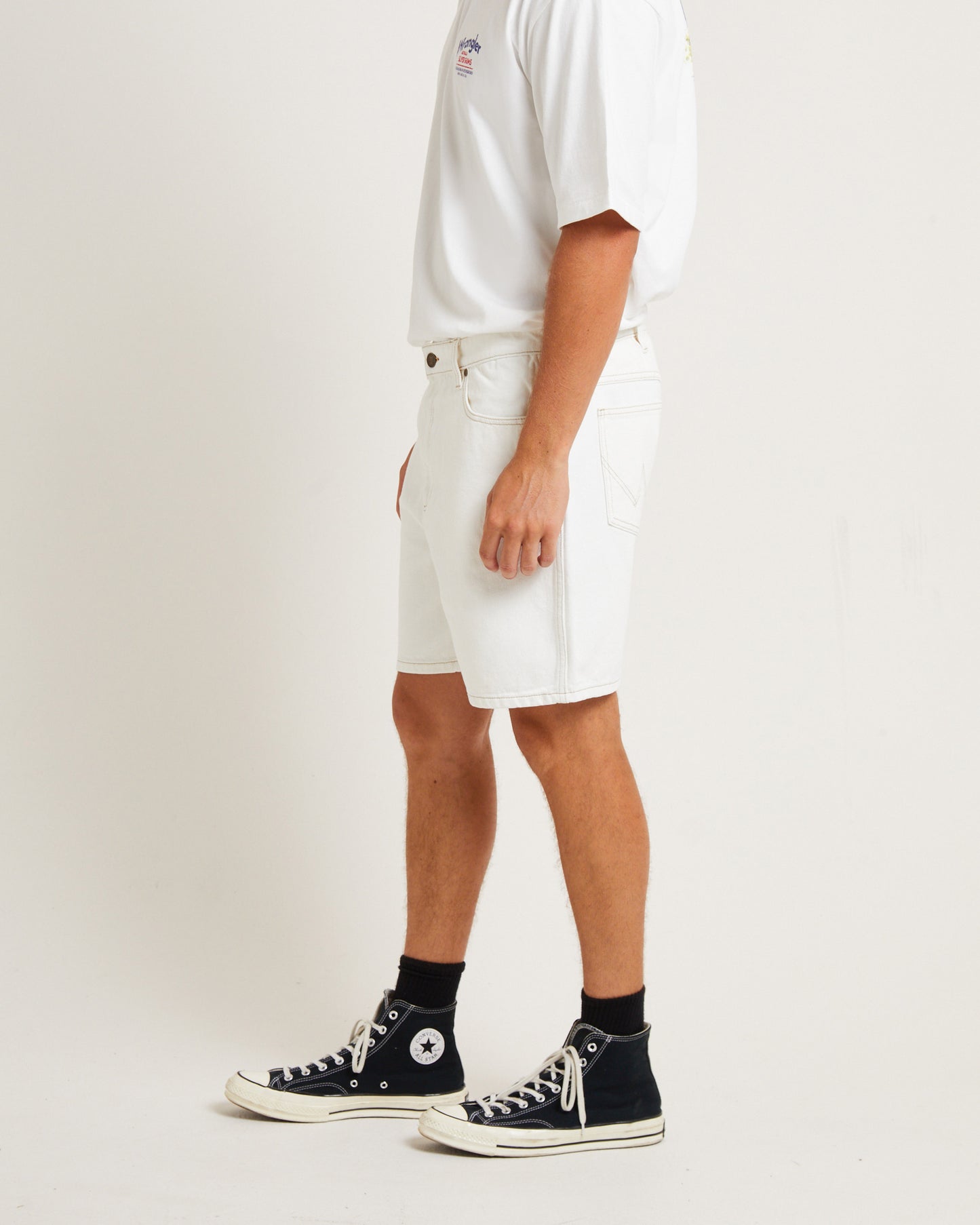 Slacker Denim Shorts in Ghostfire