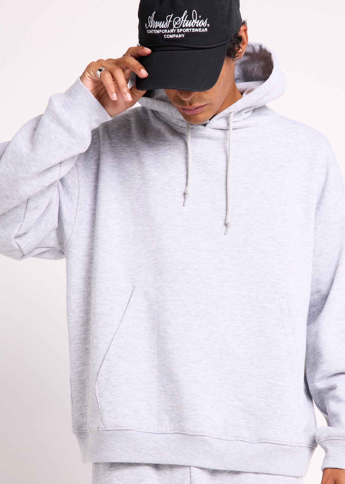 OG Oversized Skate Hoodie GREY MARL