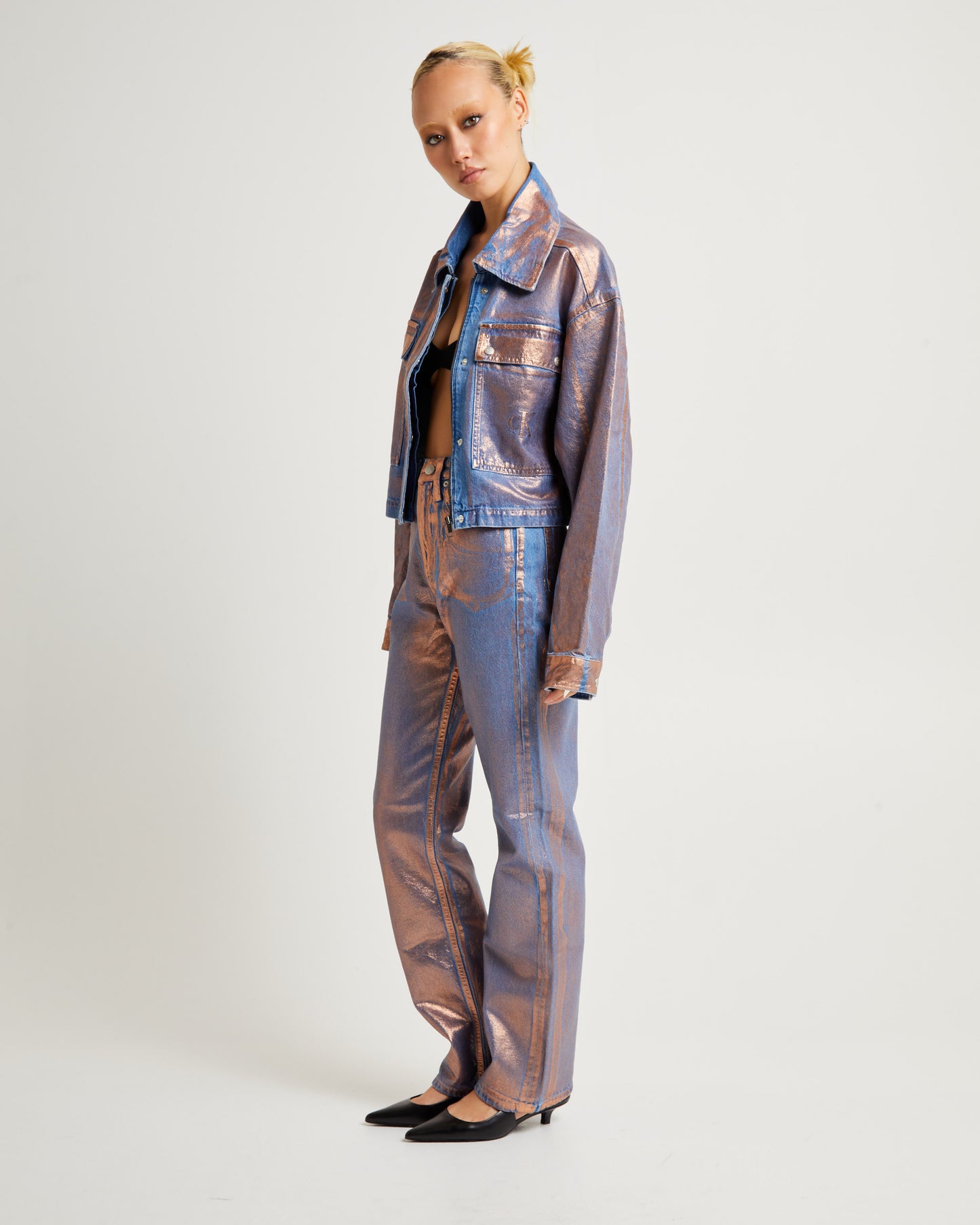 Patch Pocket Overshirt Denim Medium