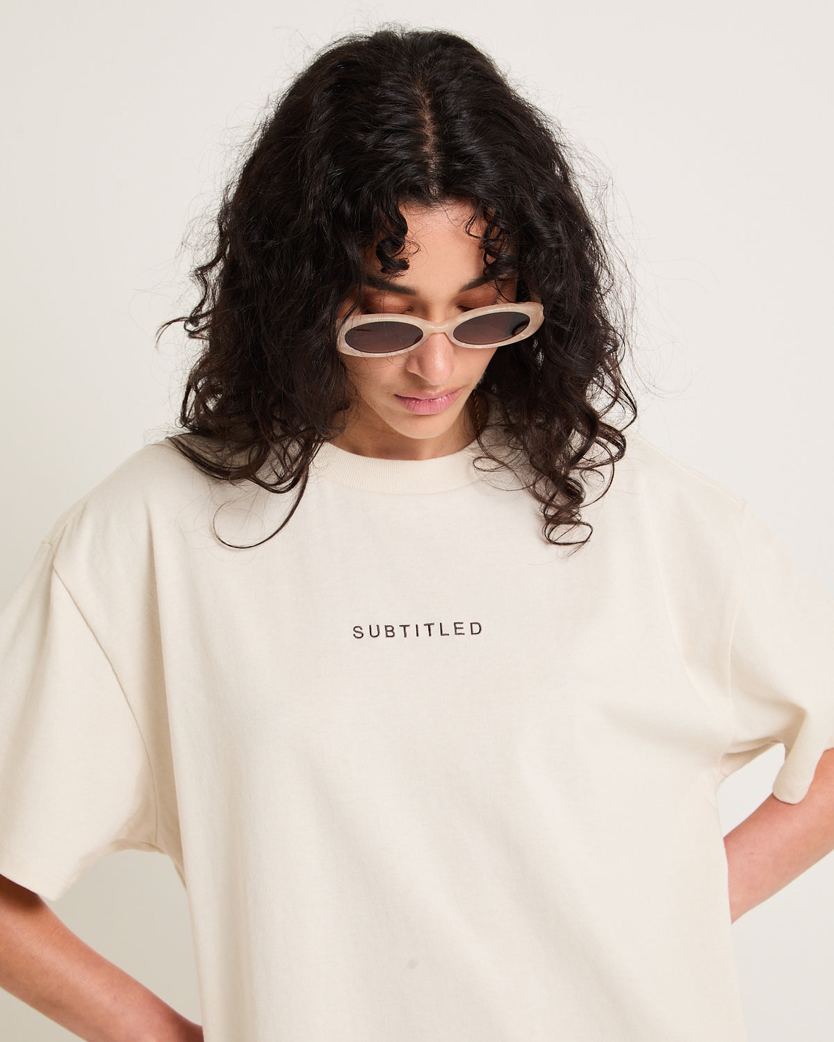 State Oversized T-Shirt WHITE