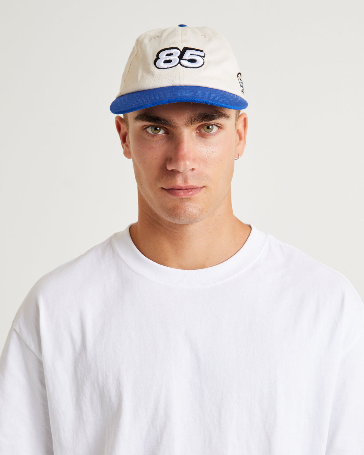 Rusty Eighty- Five Snapback Cap WHITE