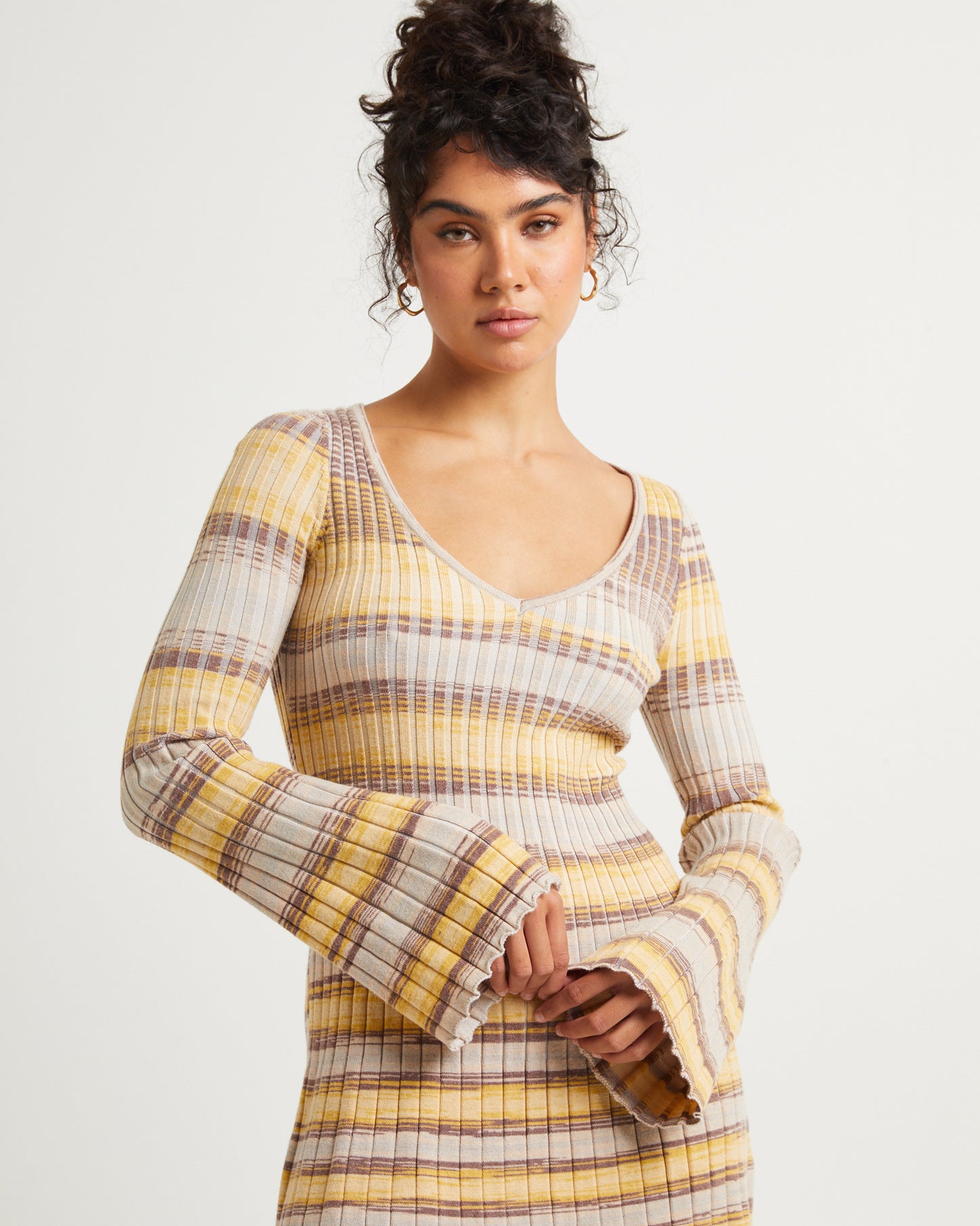 Bambi Stripe Knit Mini Dress