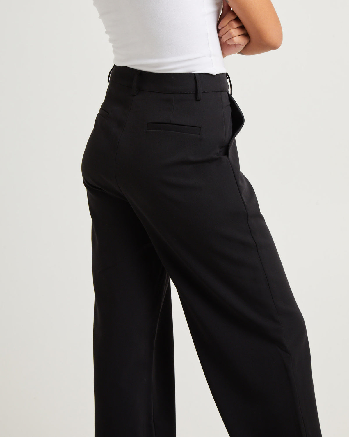 Valerie Straight Leg Suit Pants BLACK