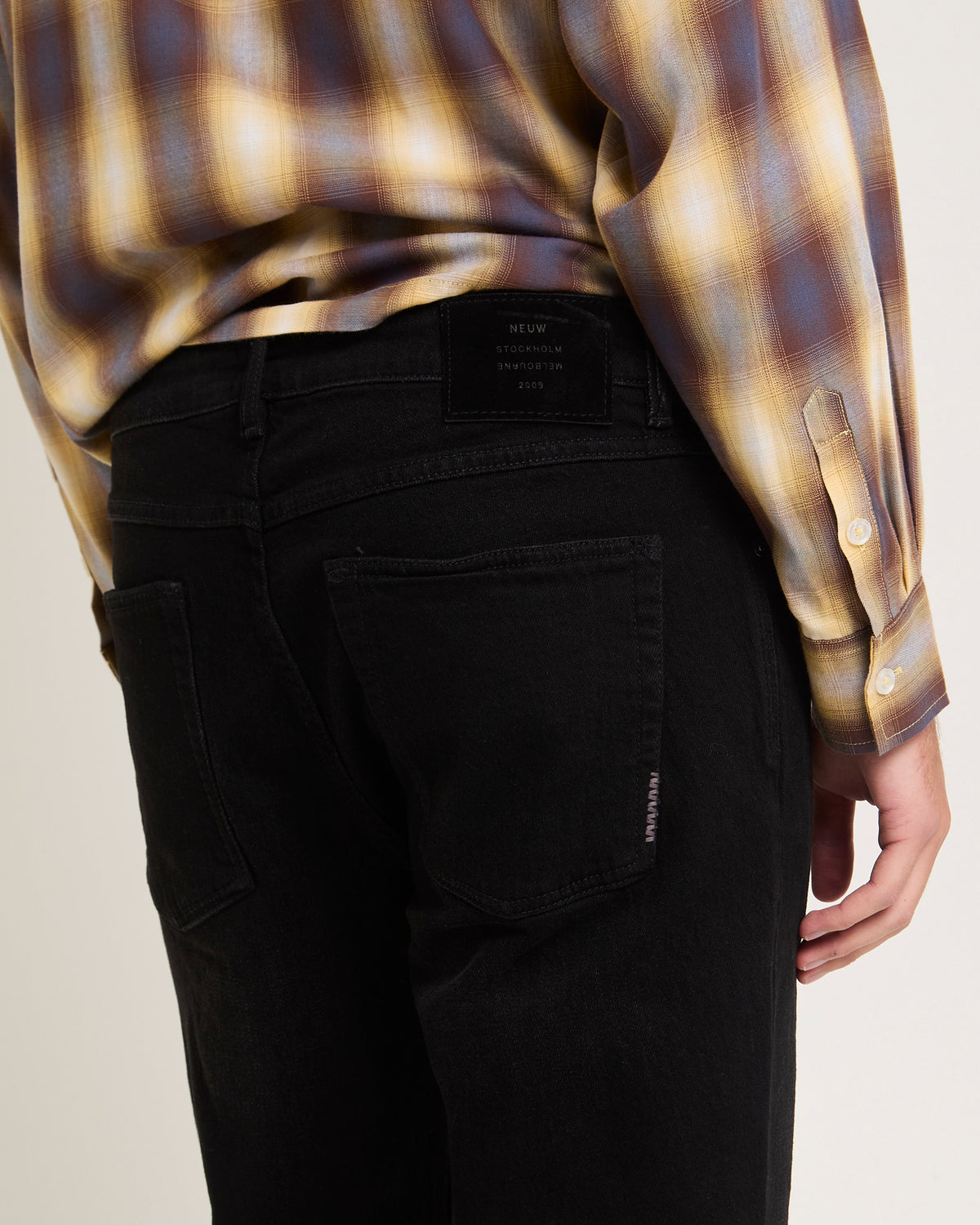 Lou Slim Denim Jeans FOREVERBLK