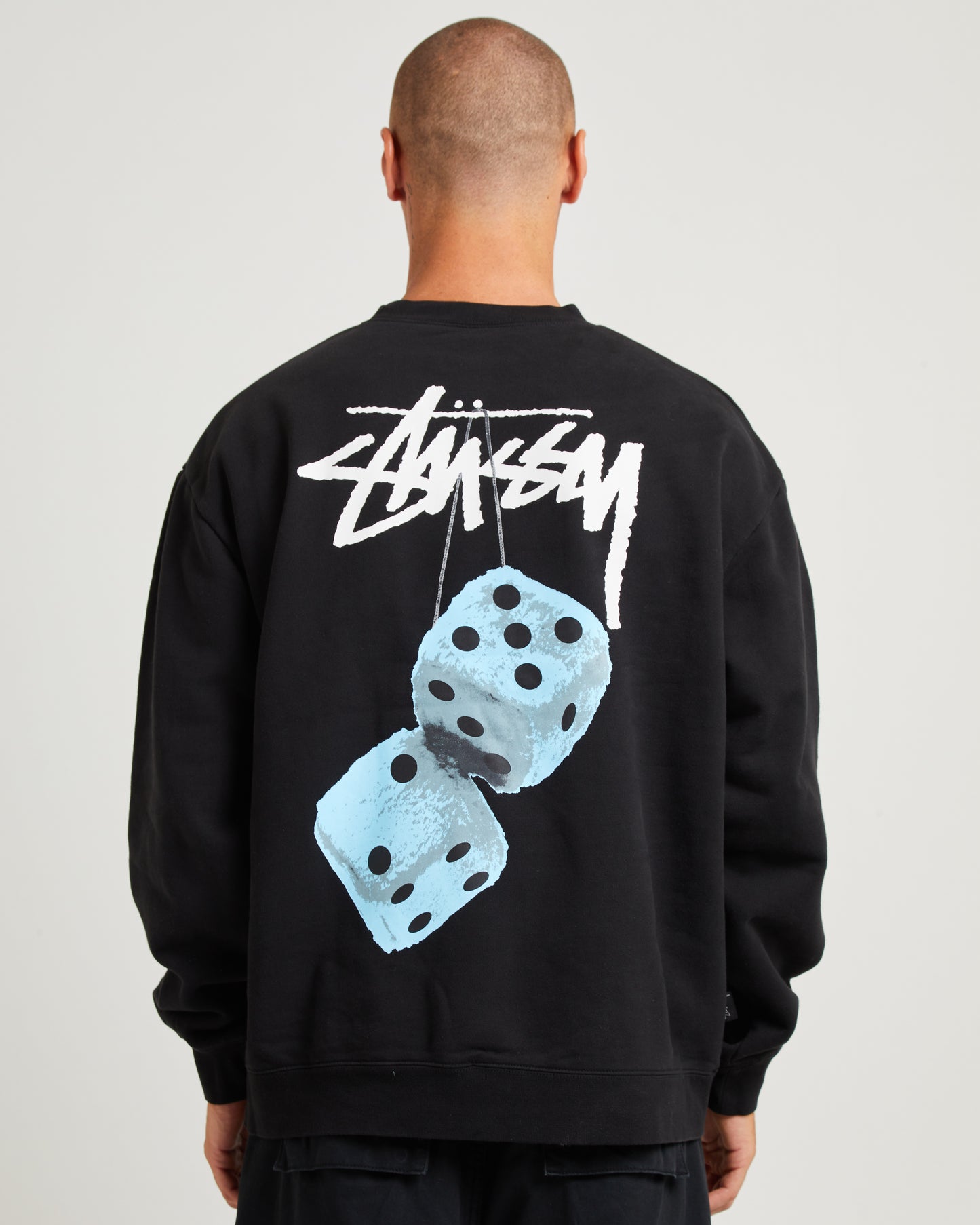 Fuzzy Dice Fleece Crew Jumper