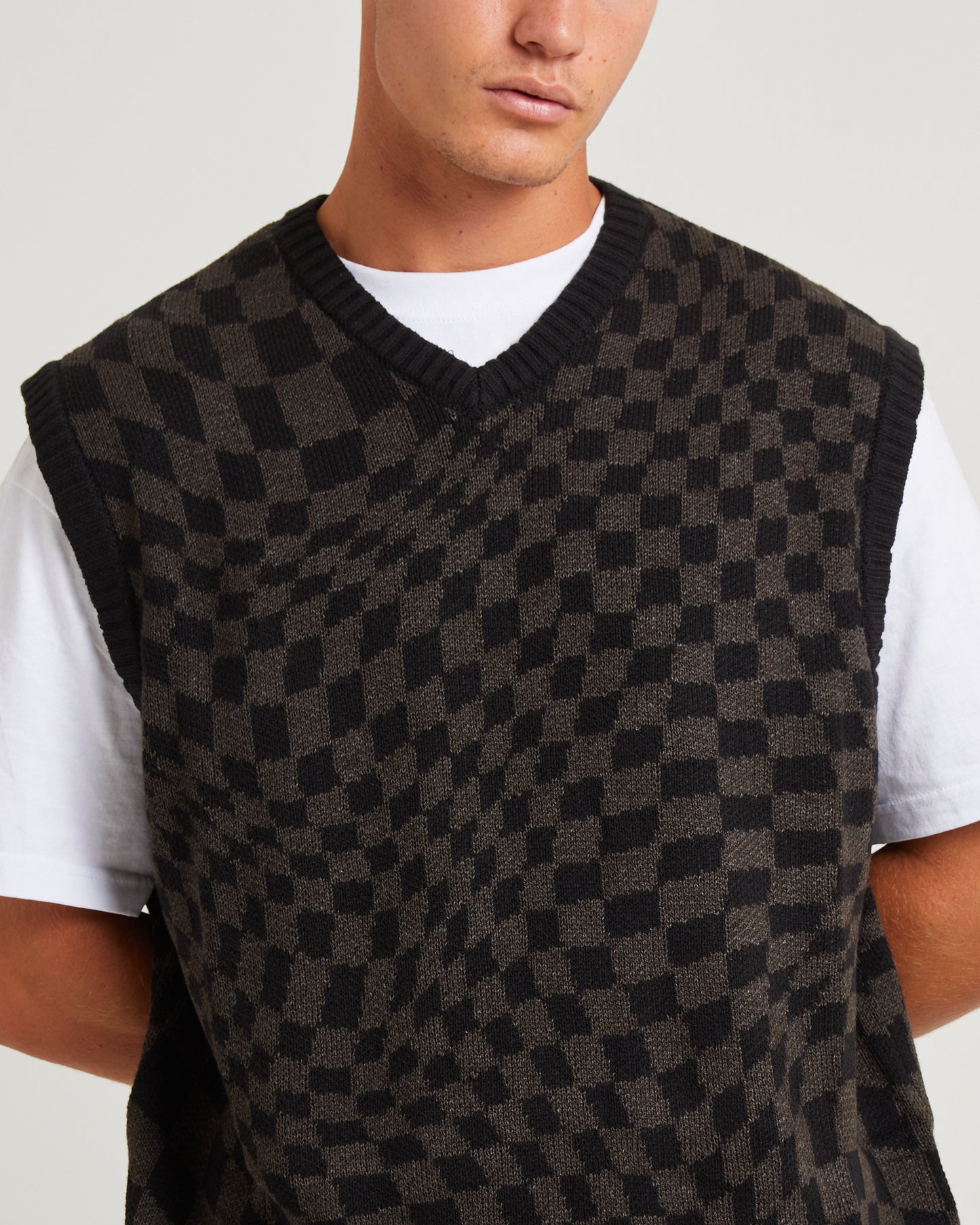 Tripped Out Knitted Vest