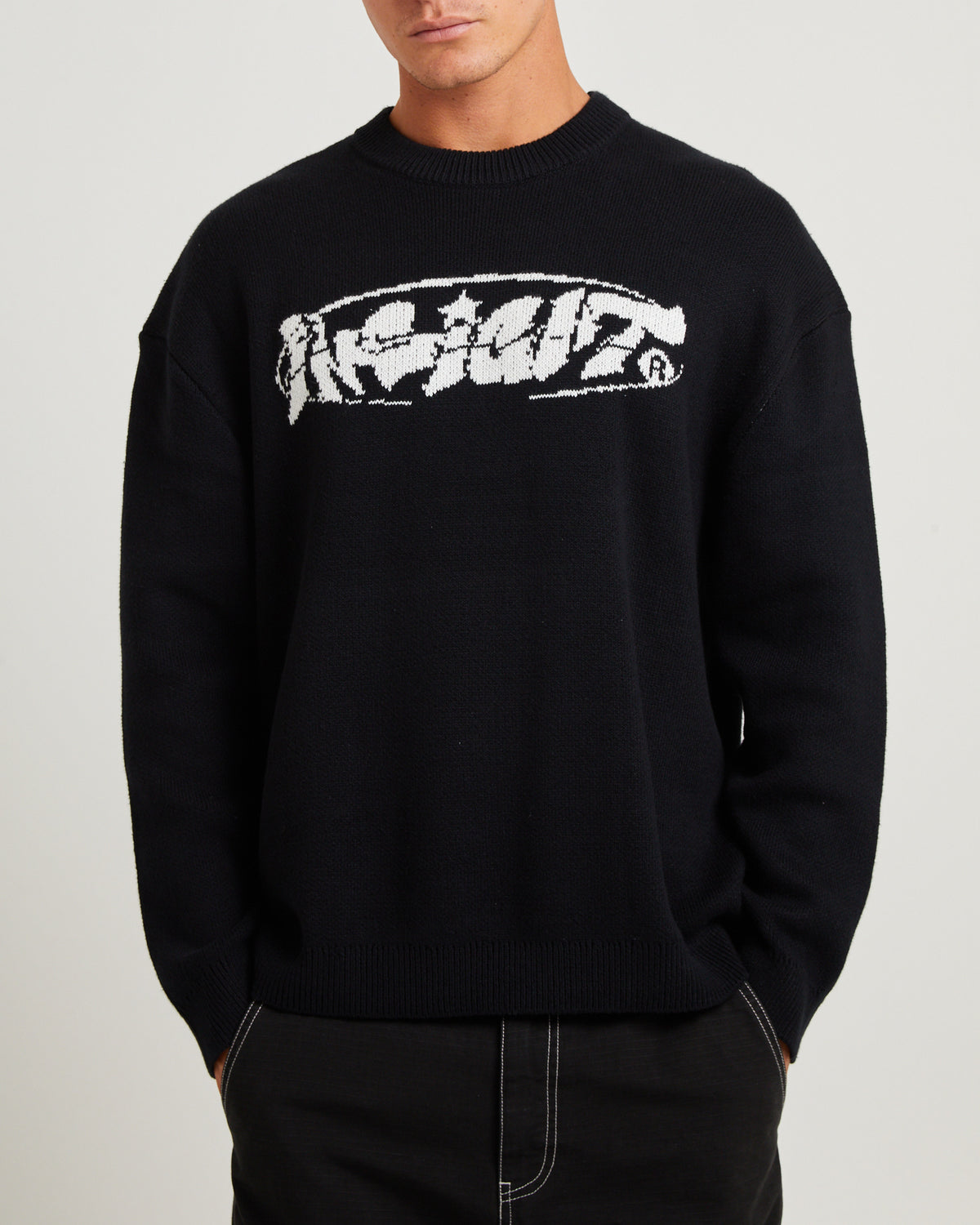 Era Long Sleeve Knit Jumper BLACK