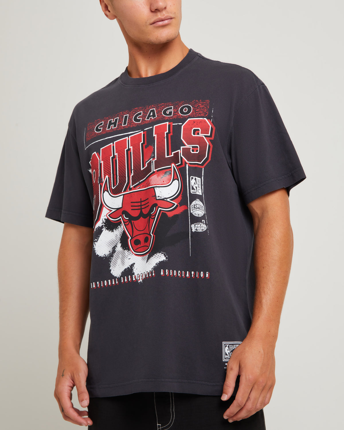 Brush Off 2.0 Bulls Short Sleeve T-Shirt Faded Black FADED BLACK