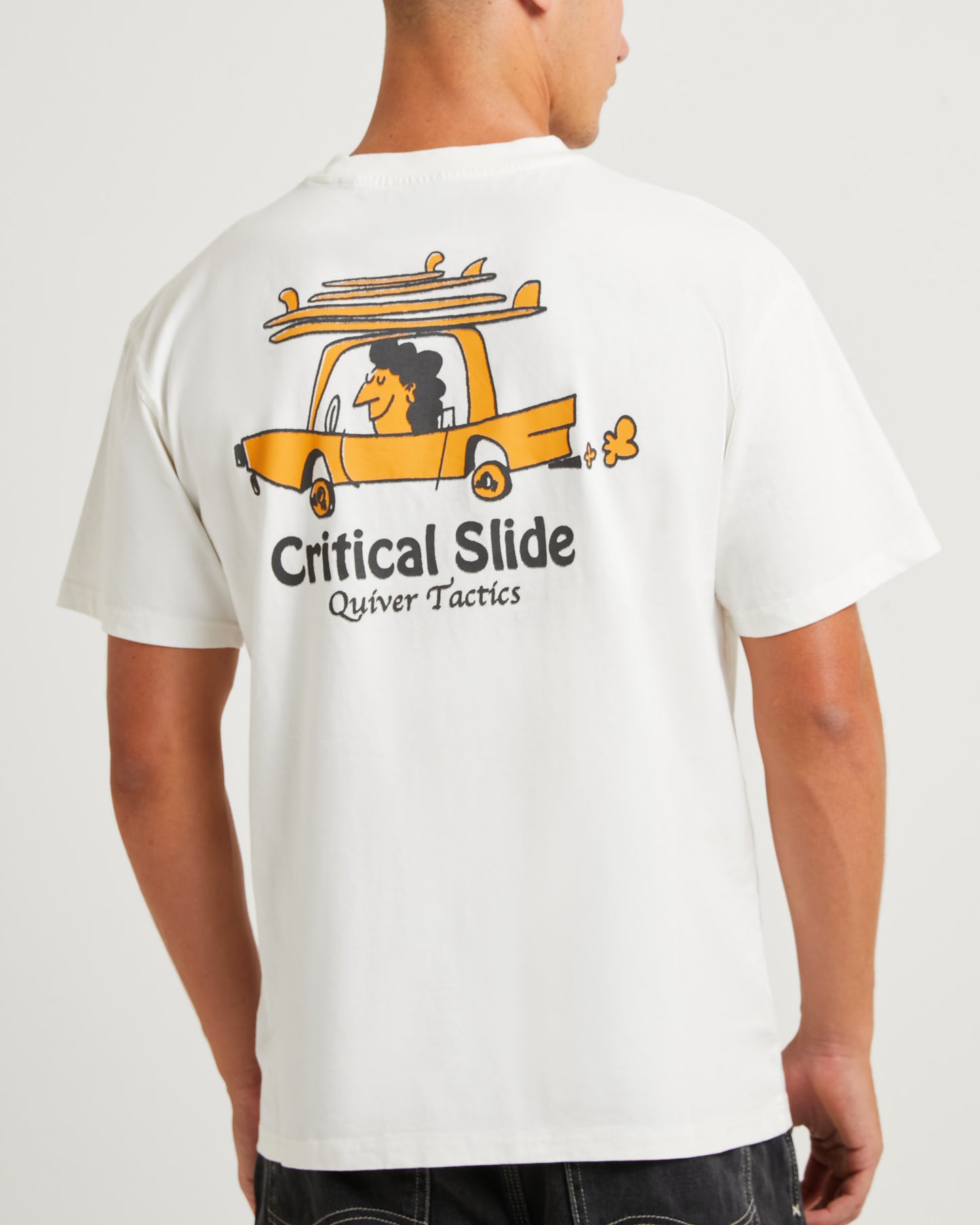 Tactics Short Sleeve T-Shirt Vintage White