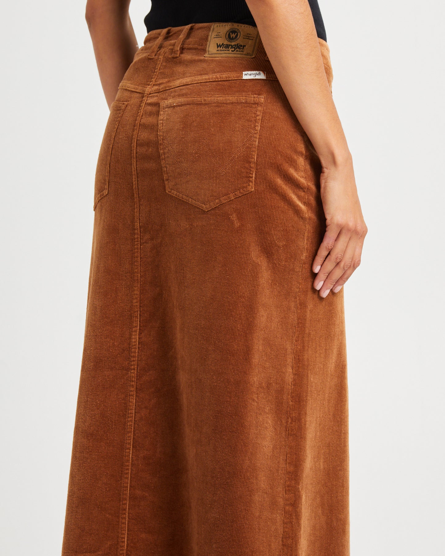 Repair Maxi Skirt Caramel Cord