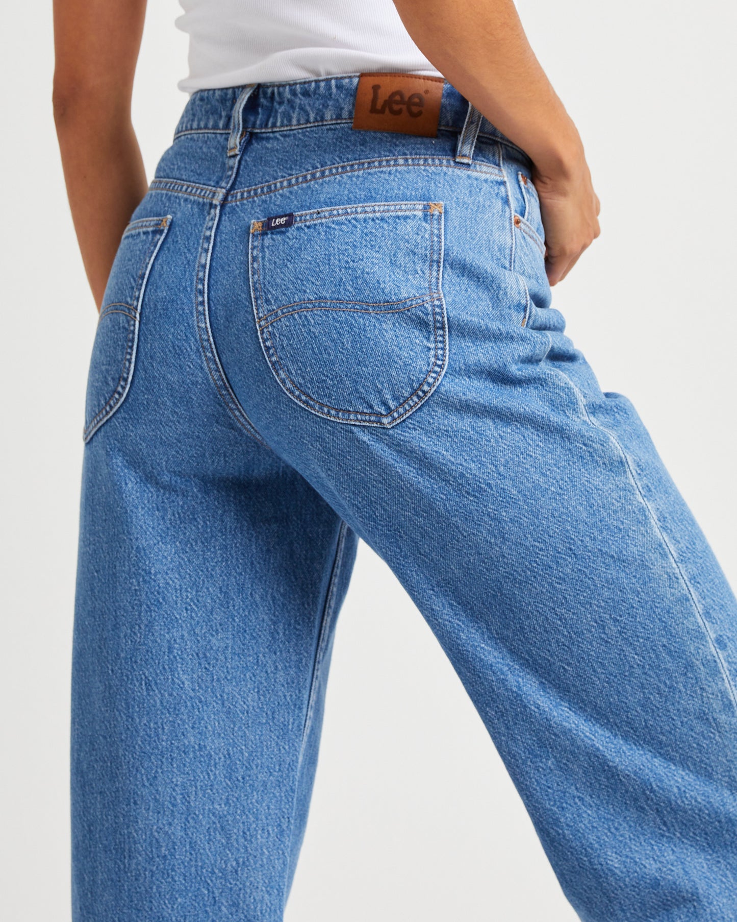 Signature Mid Baggy Denim Jeans Next
