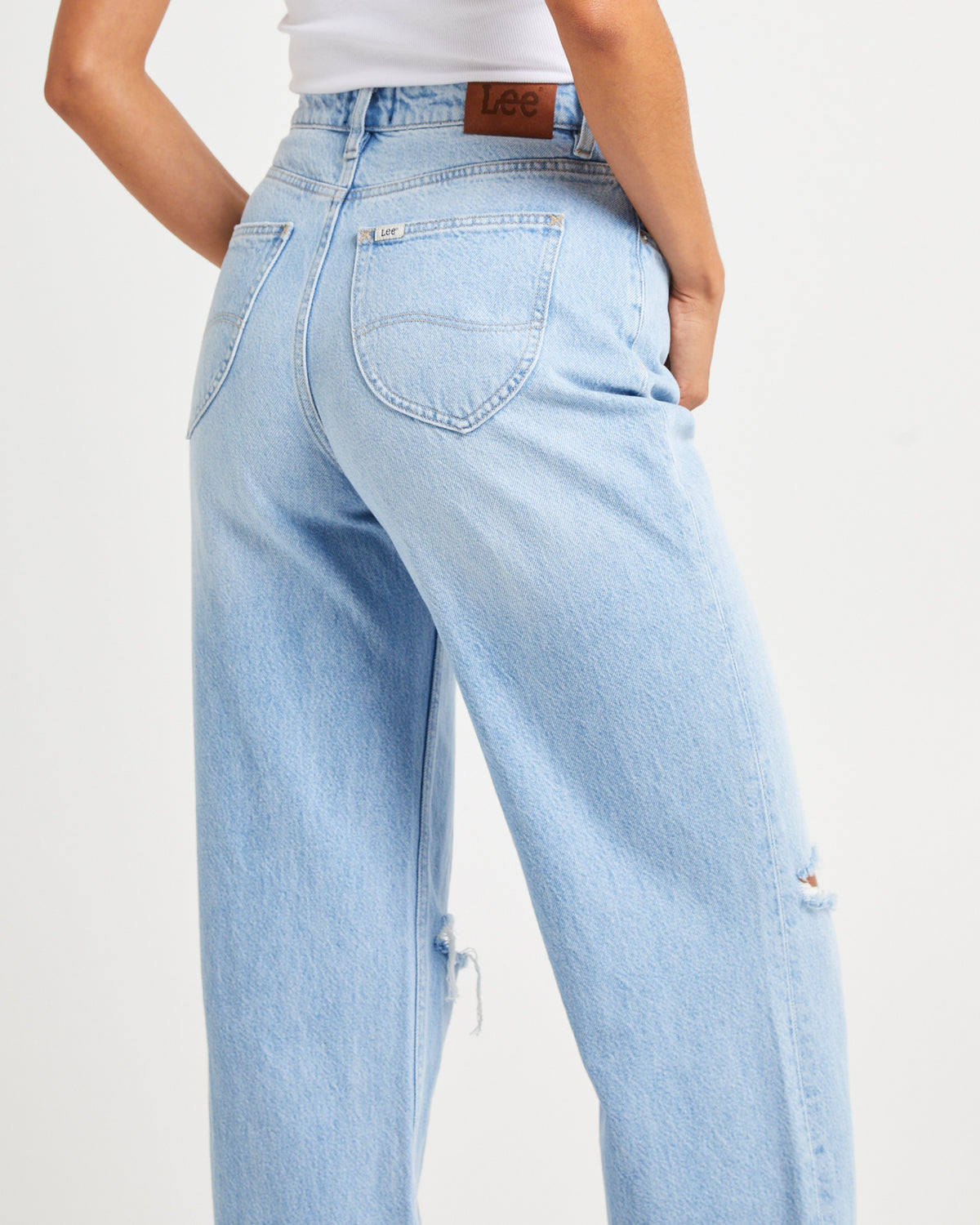 High Baggy Denim Jeans EXISTENTIAL BLUE