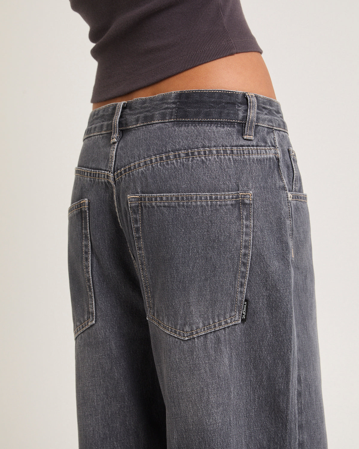 Rez Maxi Baggy Denim Jeans CHARCOAL TINT