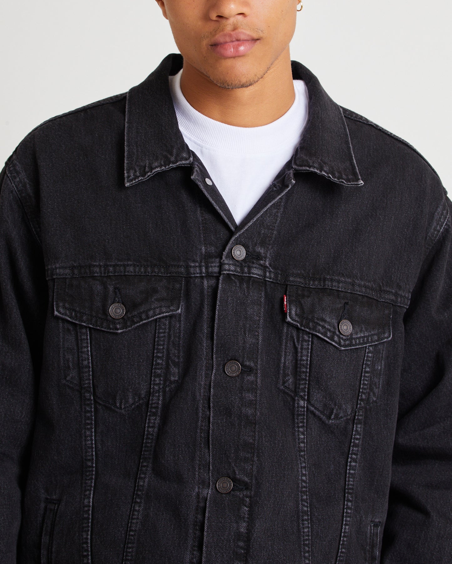 New Relaxed Fit Trucker Denim Jacket Superior