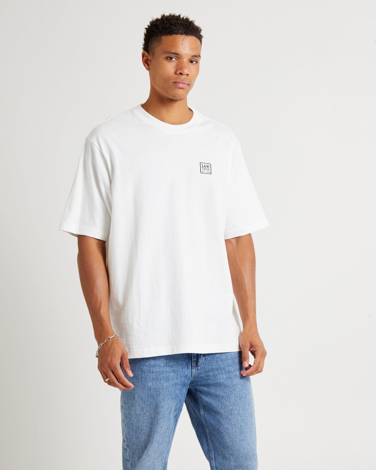 Lee Limited Baggy T-Shirt Vintage White Vintage White