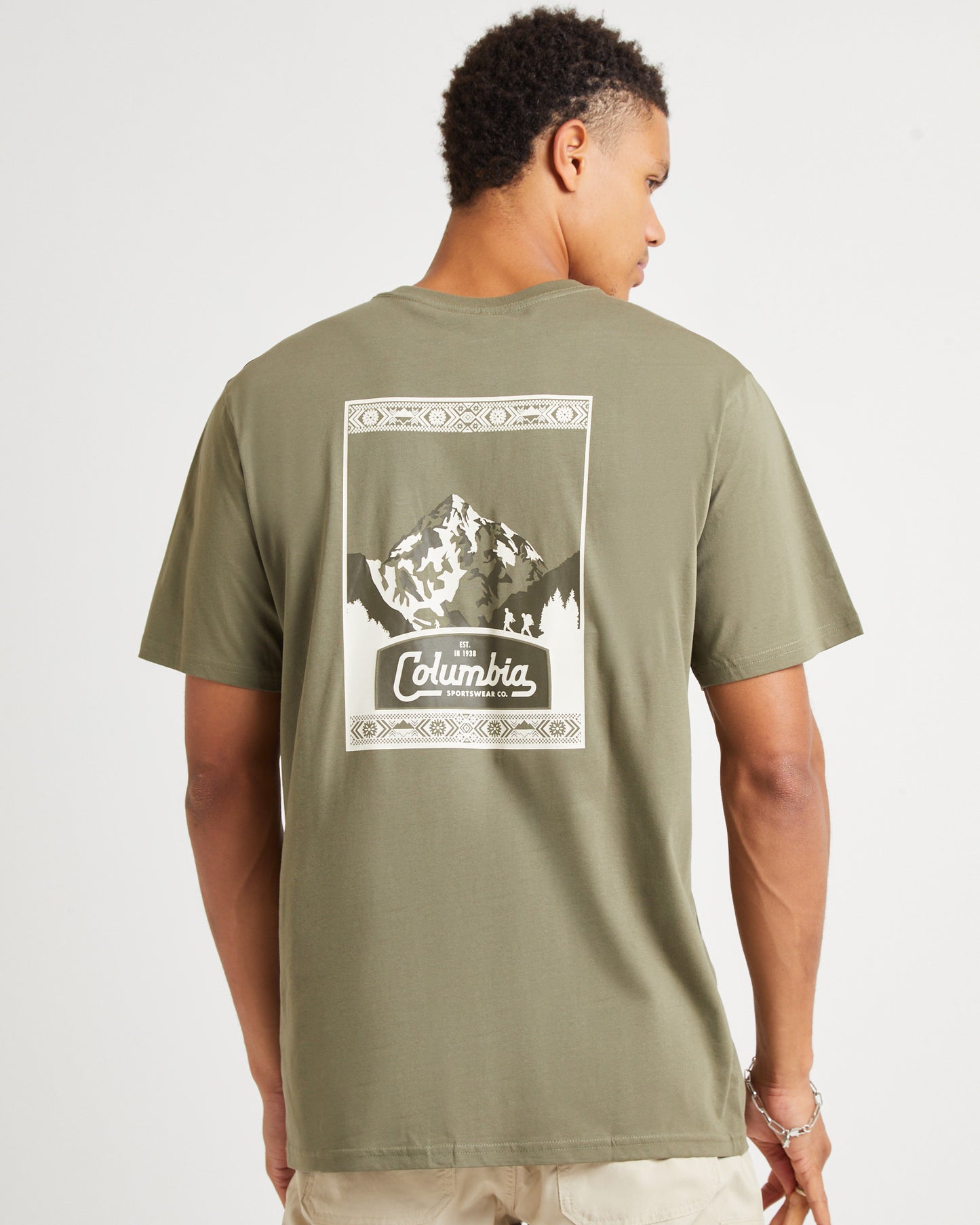 CSC Seasonal Logo T-Shirt Stone Green