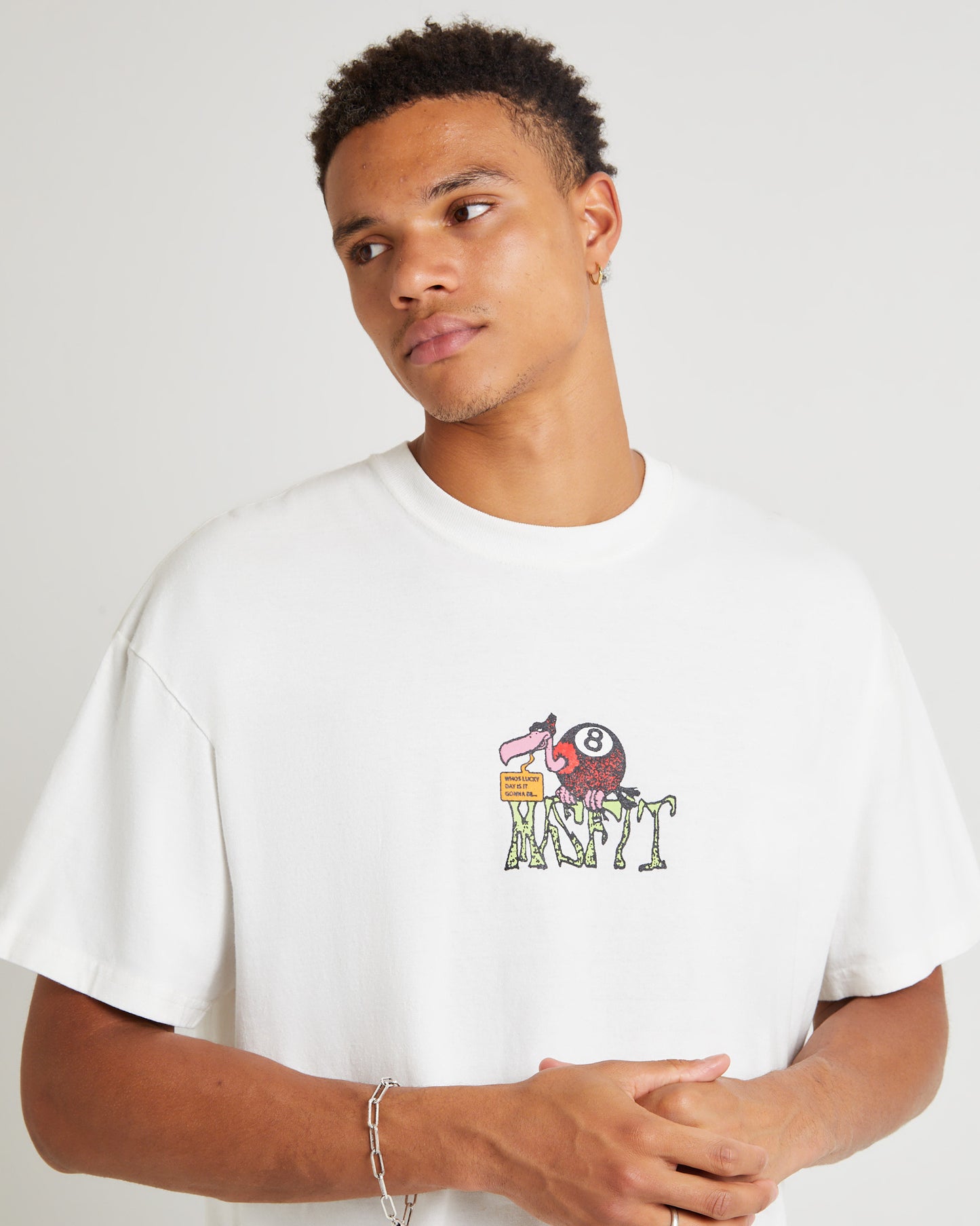 Sheer Luck Short Sleeve T-Shirt Thrift White