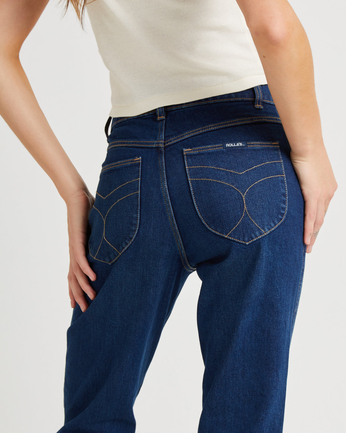 Original Straight Denim Jeans Dark Stone DARK VINTAGE BLUE