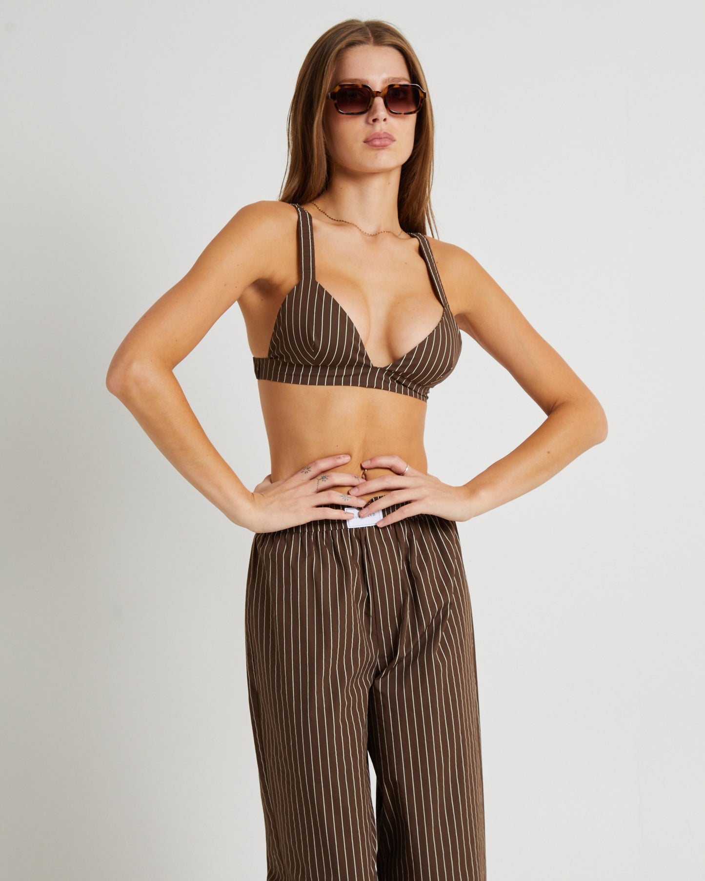 Poppy Stripe Bralette