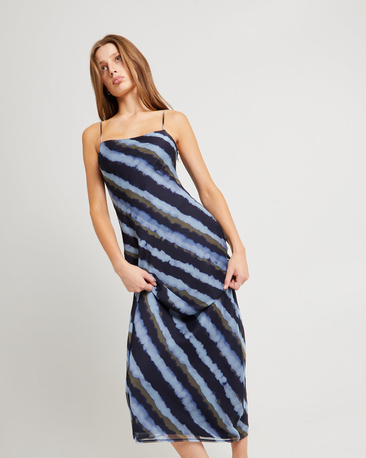 Jinti Tie Dye Maxi Dress ASSORTED