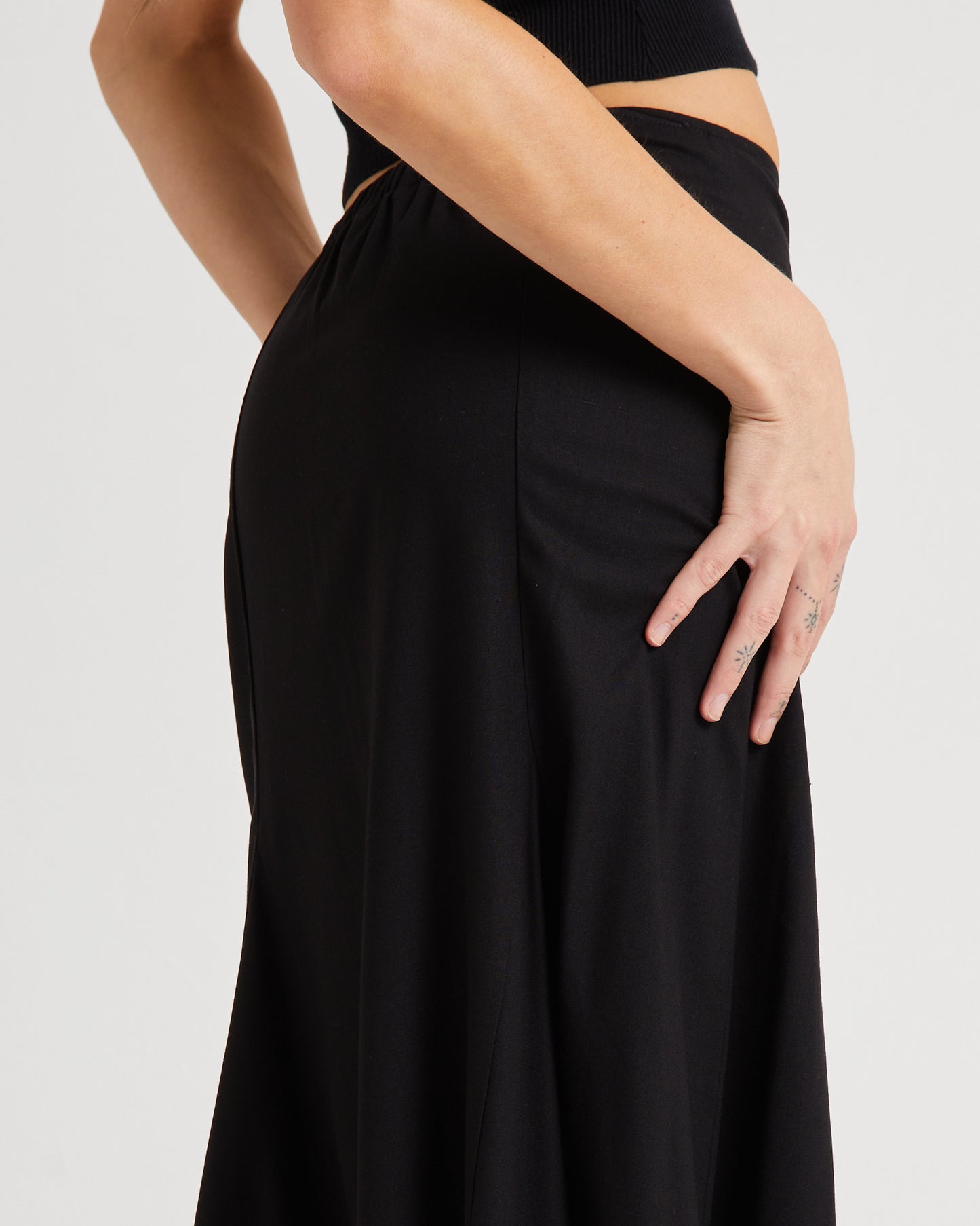 Kenzie Godet Full Maxi Skirt