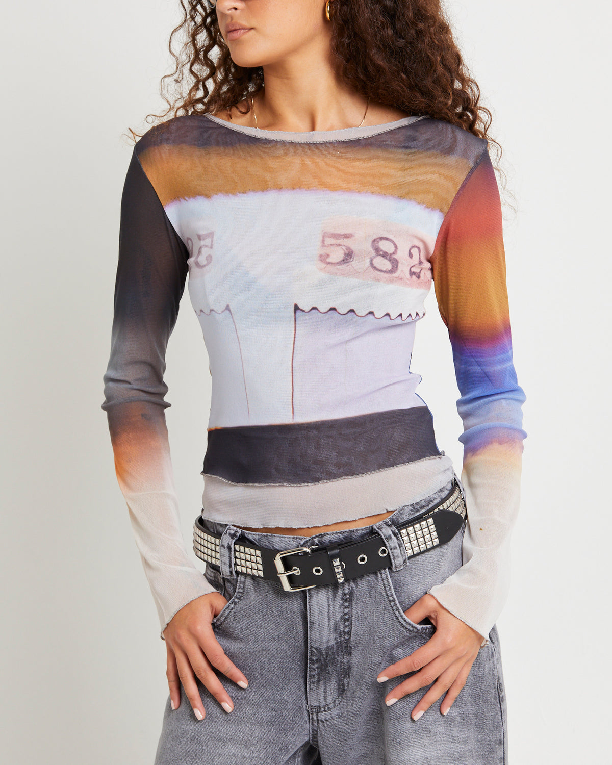 Film Print Long Sleeve Tee ASSORTED
